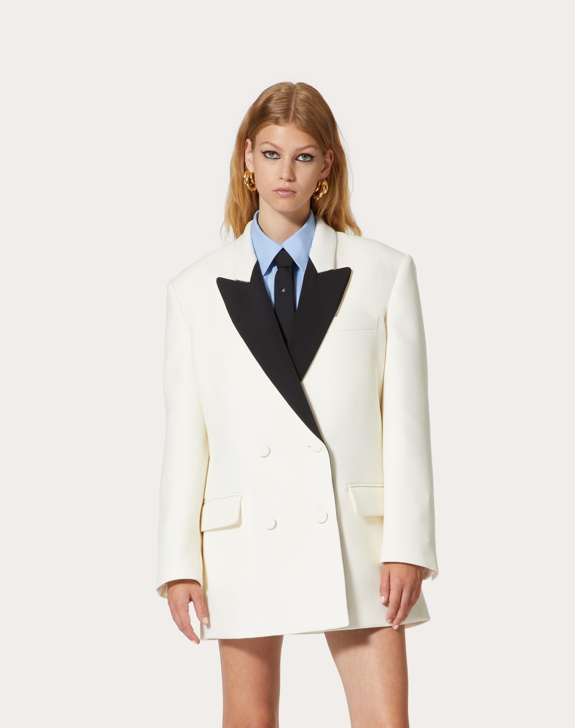 BLAZER IN TEXTURE DOUBLE CREPE - 3