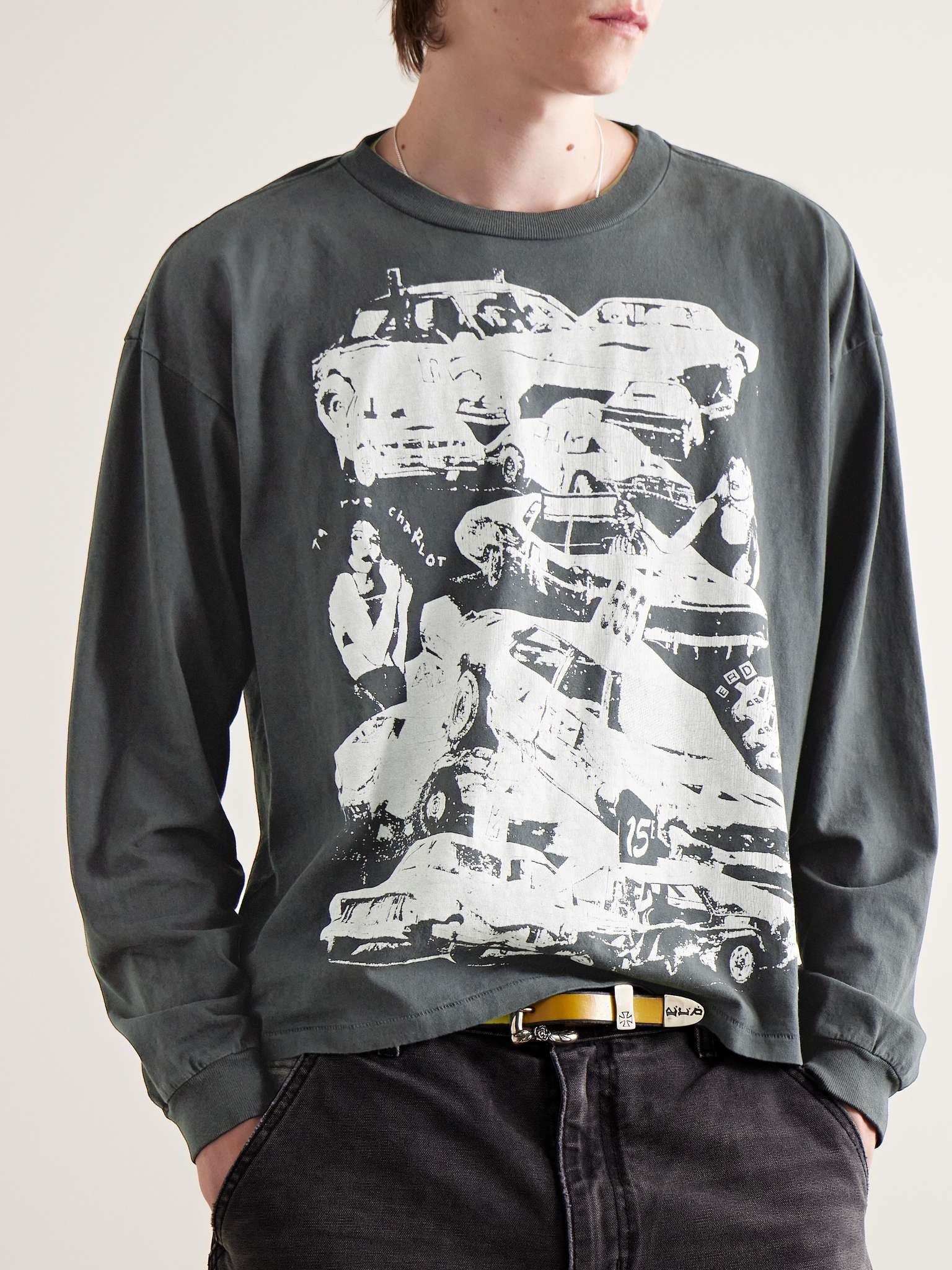 Demolition Derby Printed Cotton-Jersey T-Shirt - 3