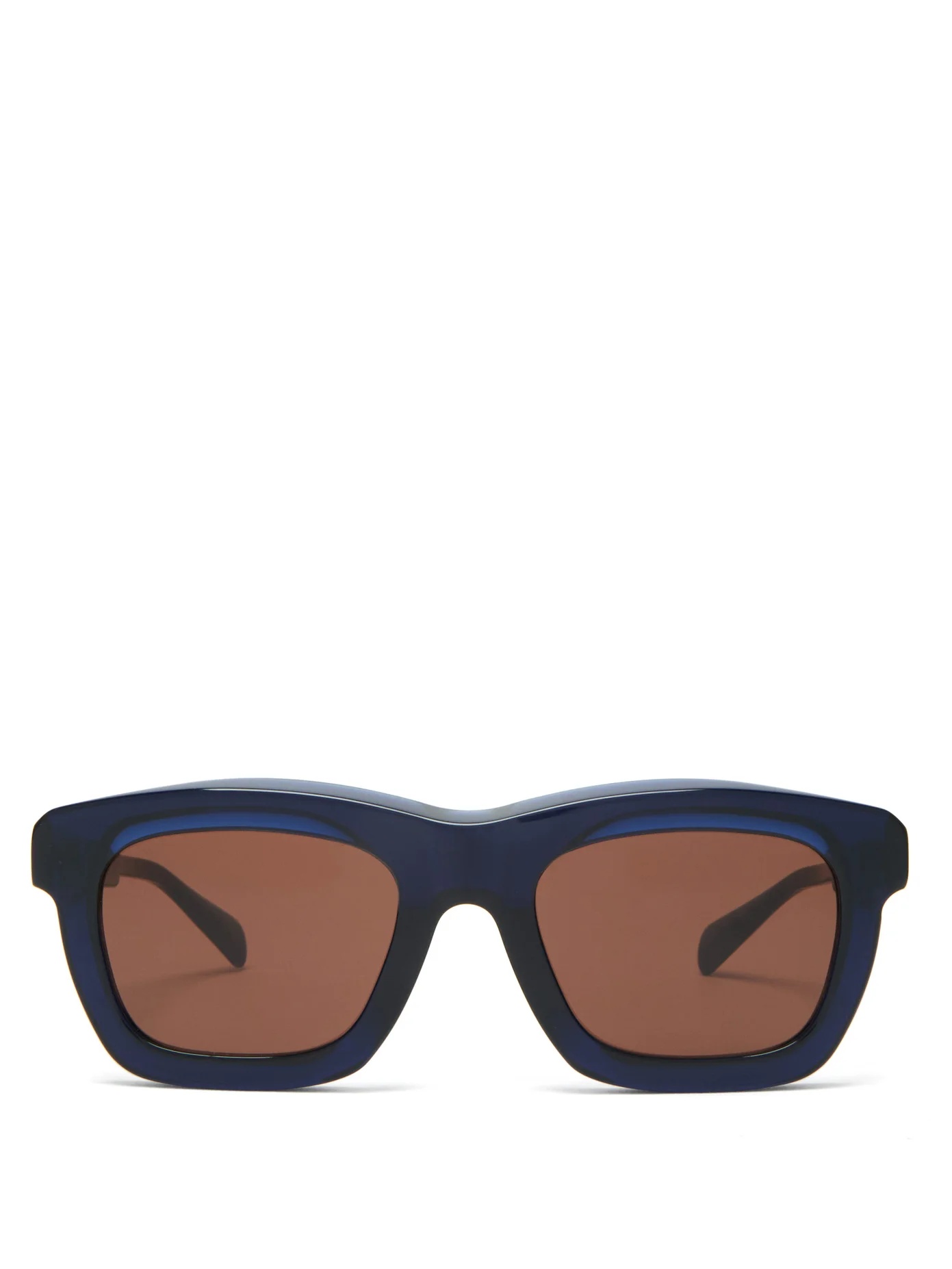 Square acetate sunglasses - 1