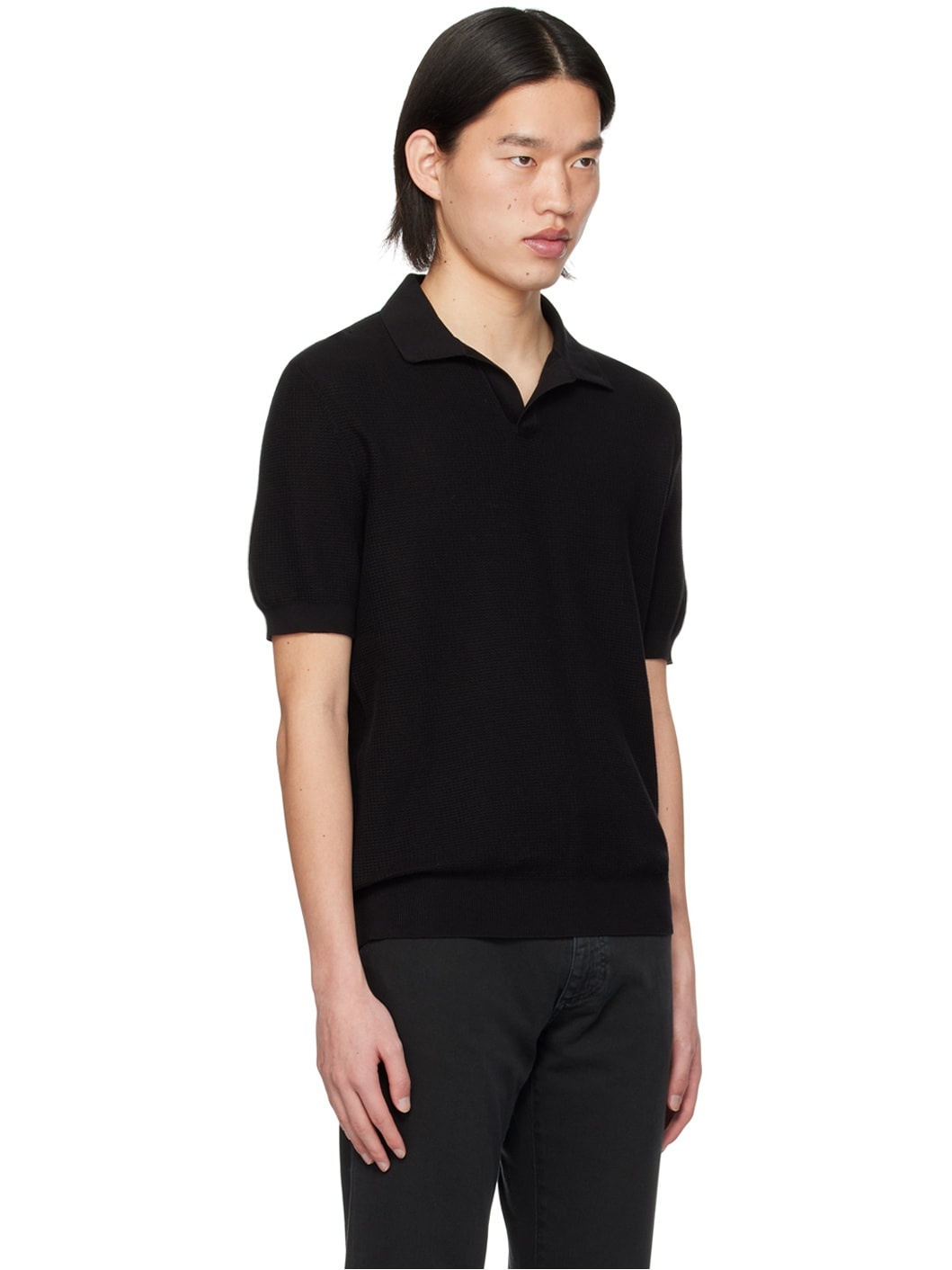 Black Rib Polo - 2