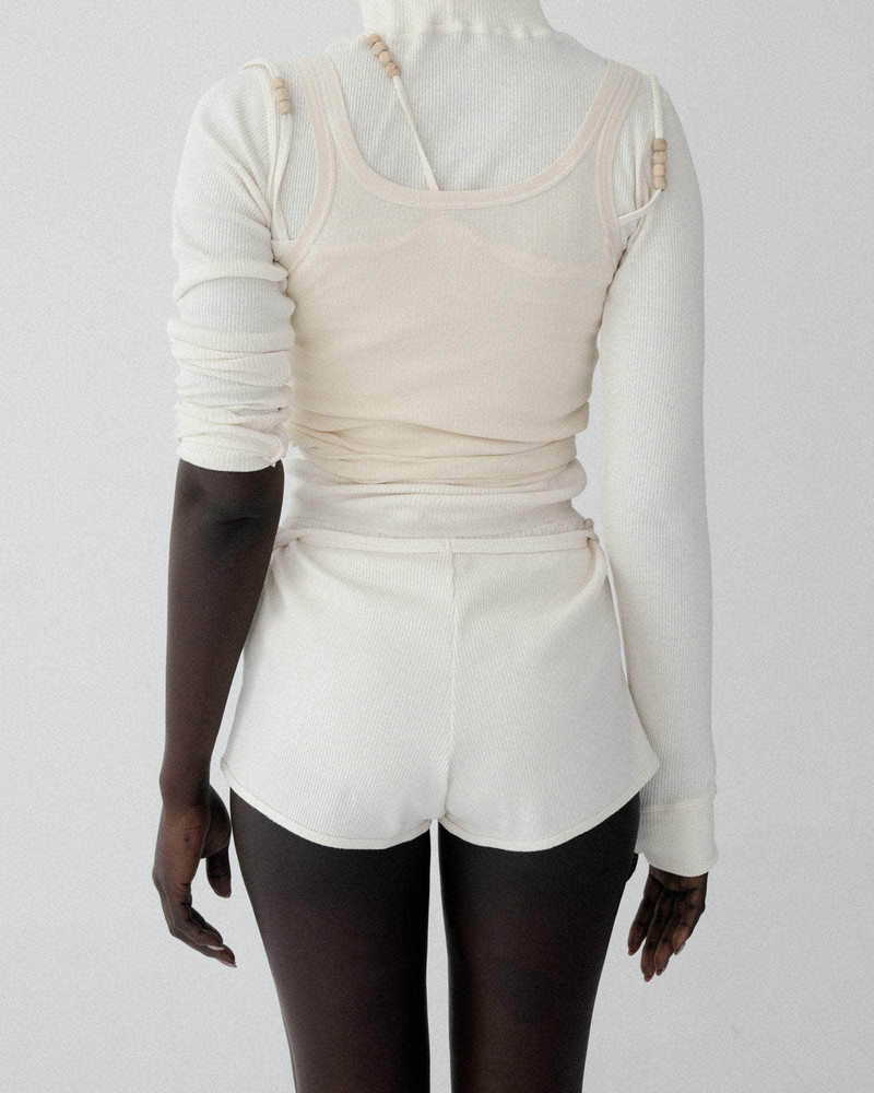 BASERANGE Root Shorts - Recycled Cotton Rib outlook