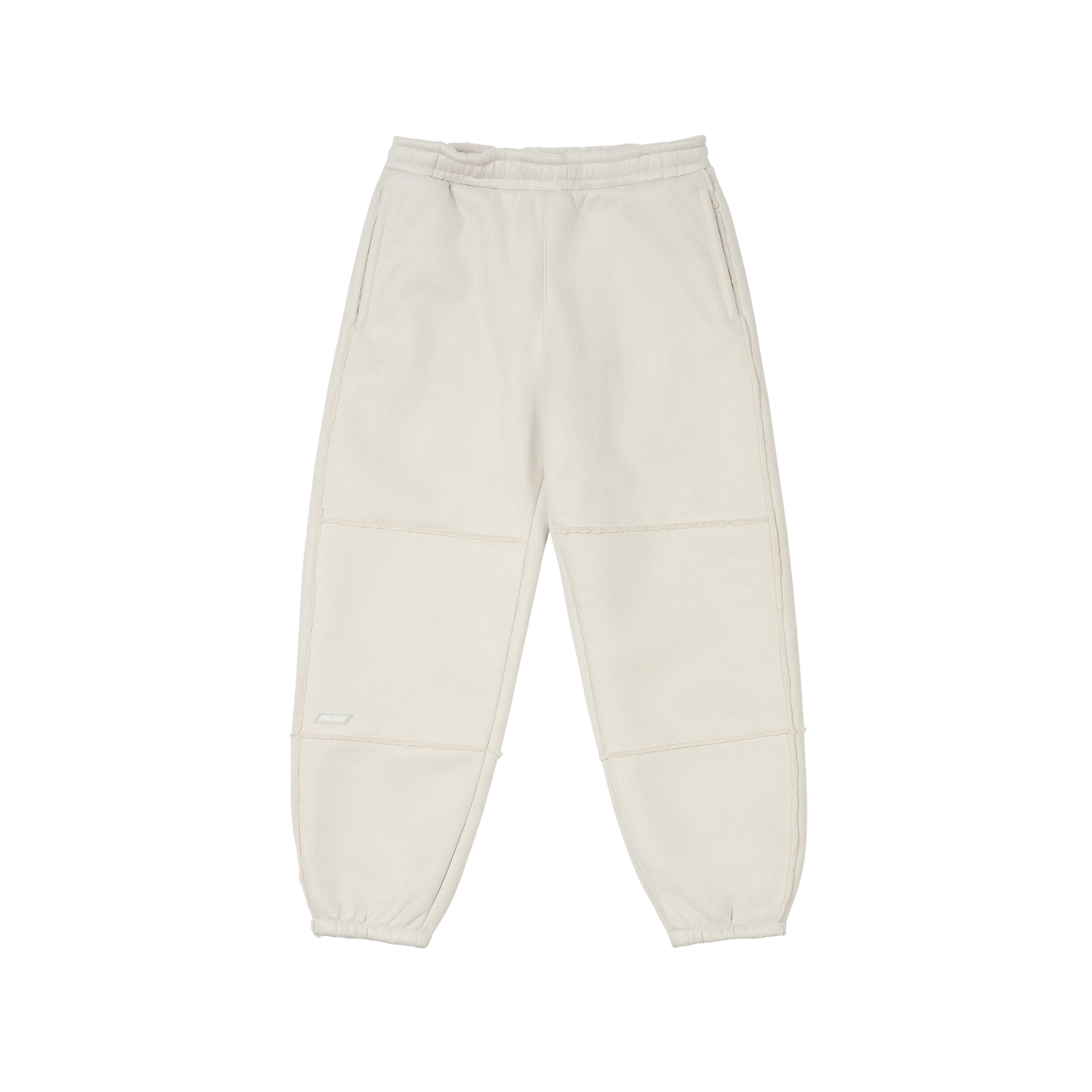 SHERPA FAUX SUEDE JOGGER SOFT WHITE - 1