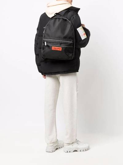 Heron Preston contrast-stitching logo backpack outlook