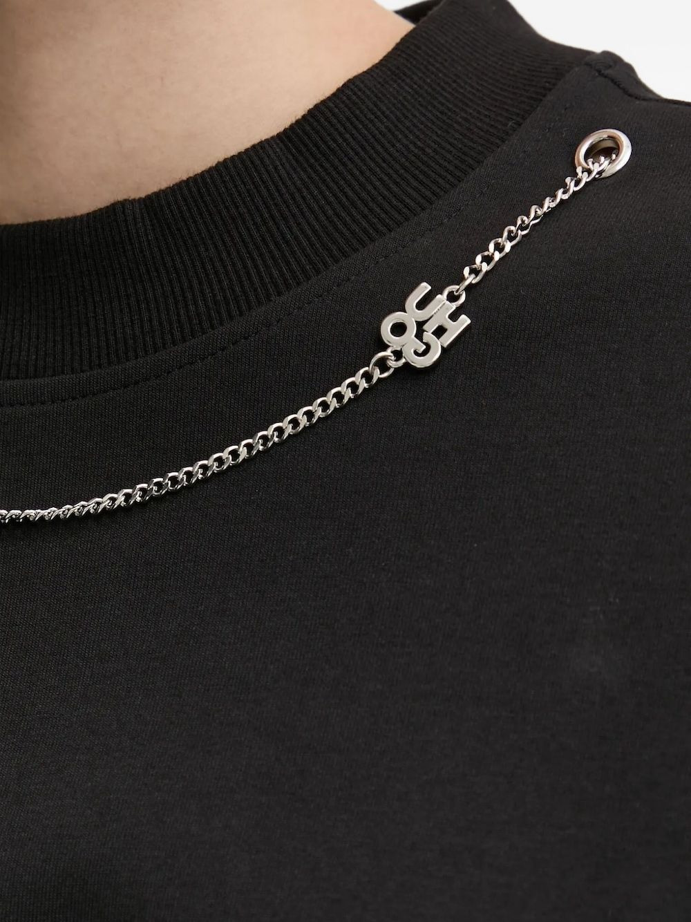 chain-embellished sweatshirt - 4