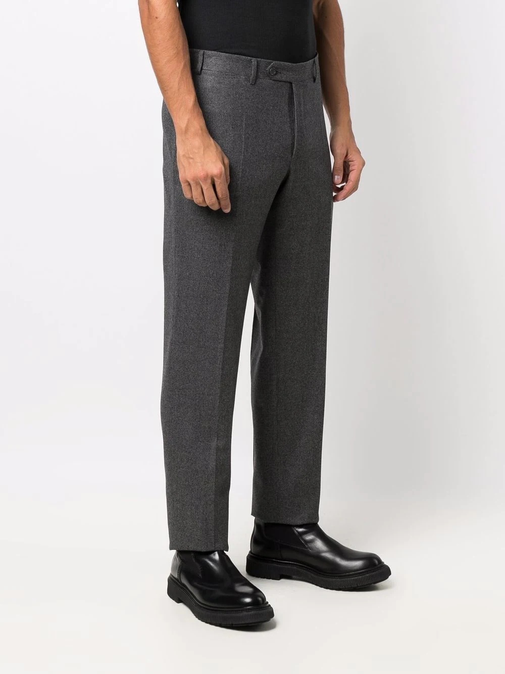 straight-leg tailored trousers - 3