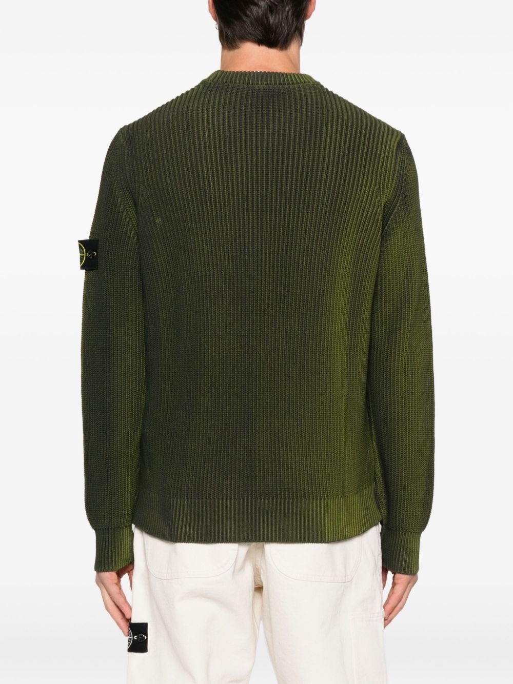 ribbed crew-neck sweater - 4