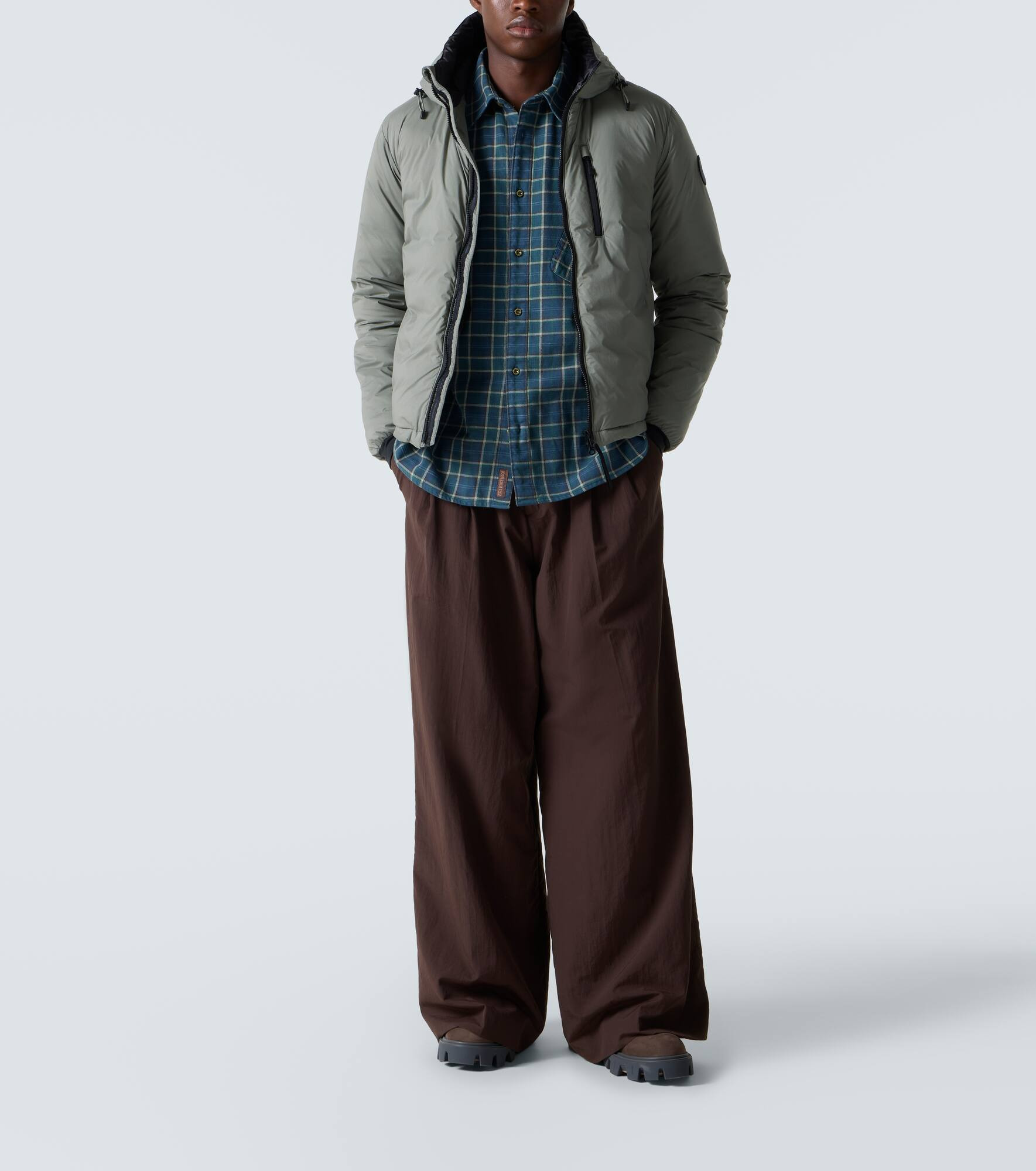 Lodge hooded down jacket - 2