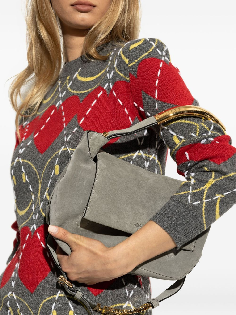 handle-detail cross body bag - 2