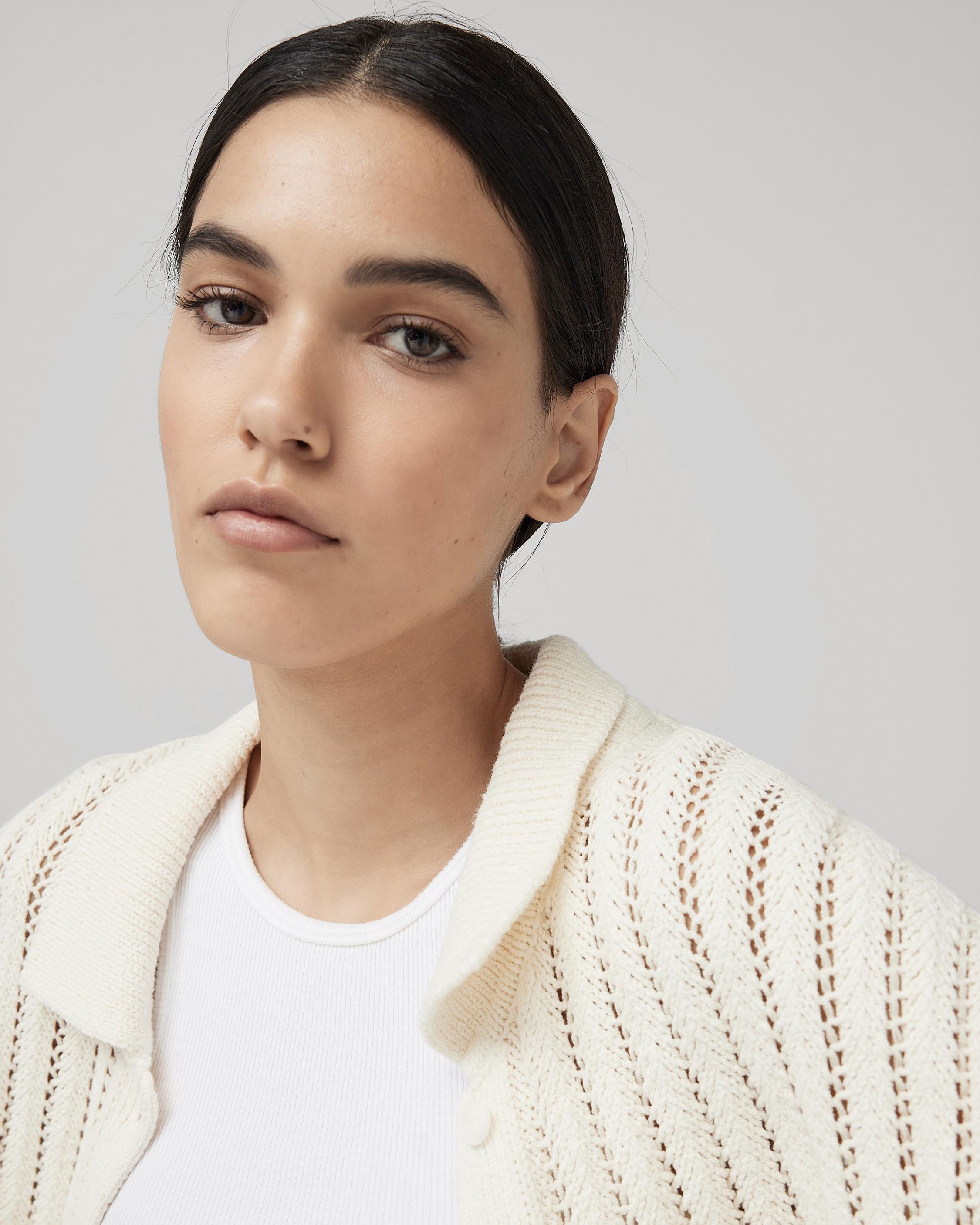 Adrienne Cotton Cardigan
Relaxed Fit Sweater - 3