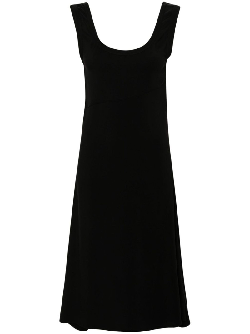scoop-neck midi dress 1
