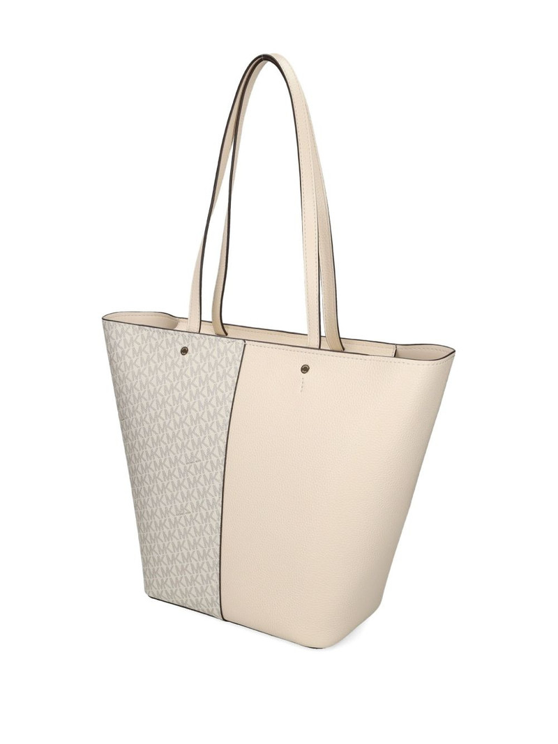monogram panel tote bag 3