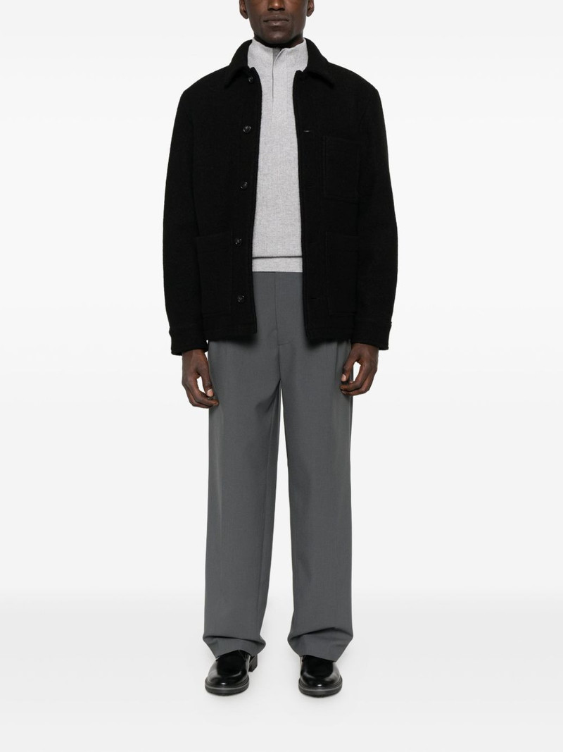 Canali ribbed high-neck sweater outlook