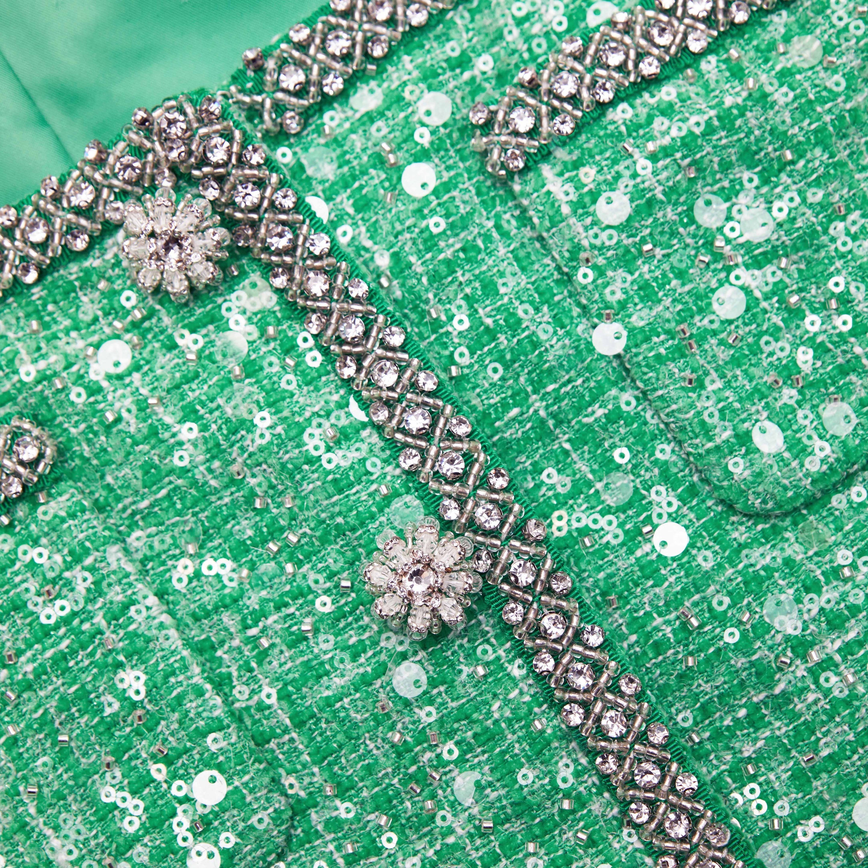 Green Boucle Top - 5