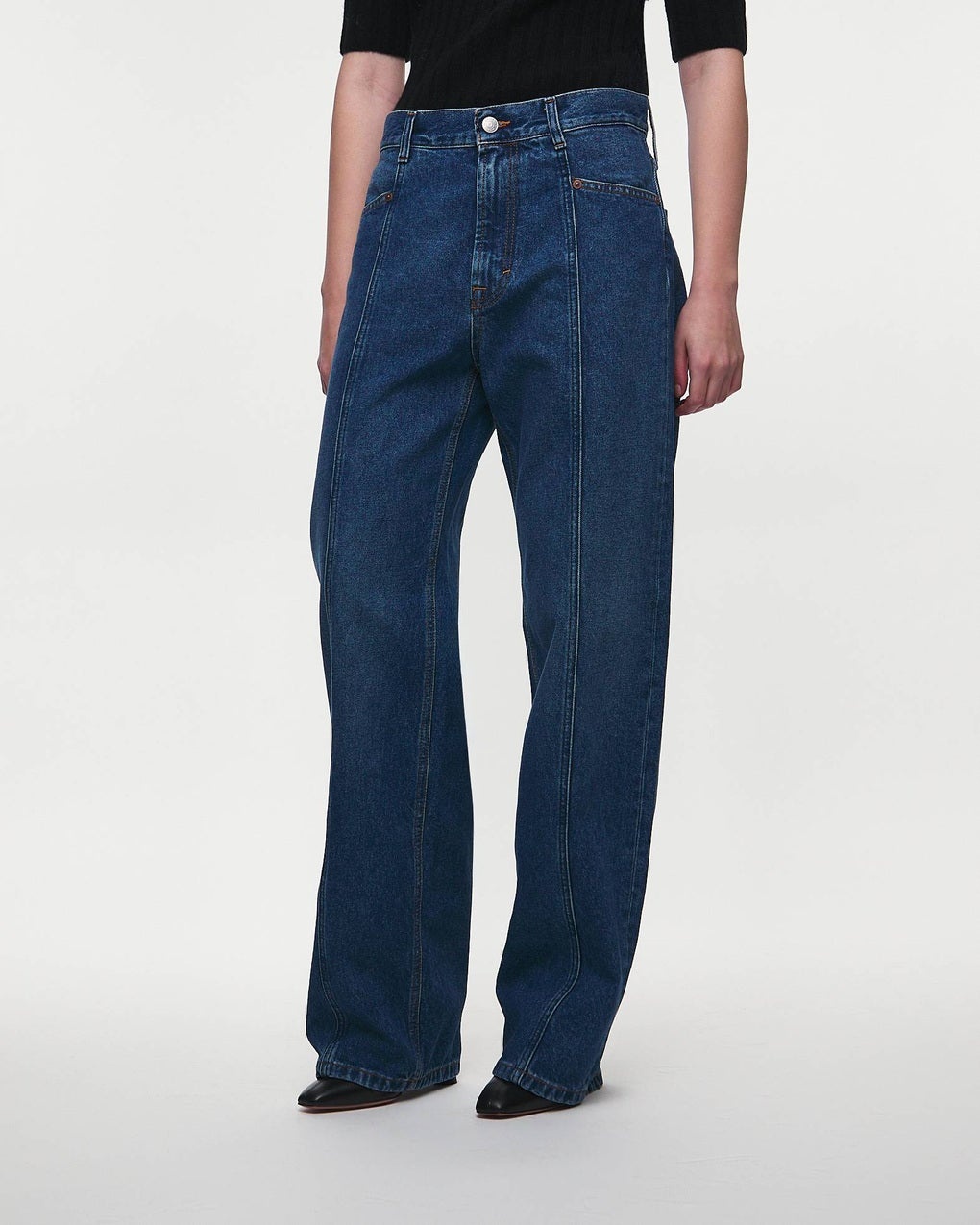 Jeans Loose Fit Dark Blue Denim Dark blue wash - 2