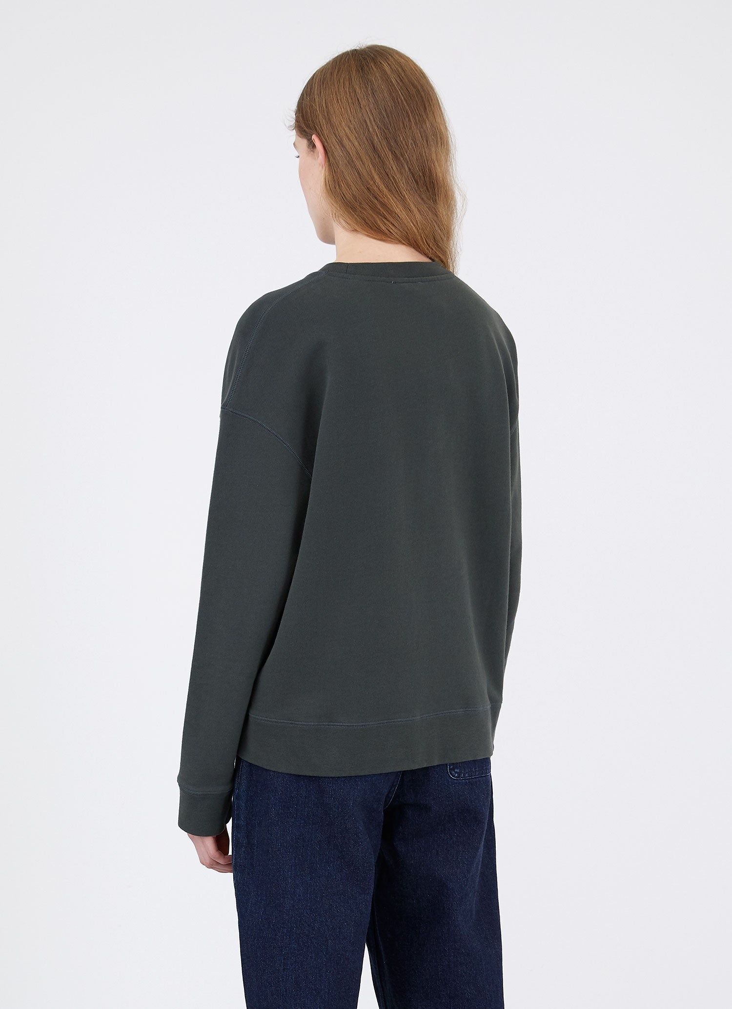 Relaxed Loopback Sweatshirt - 2