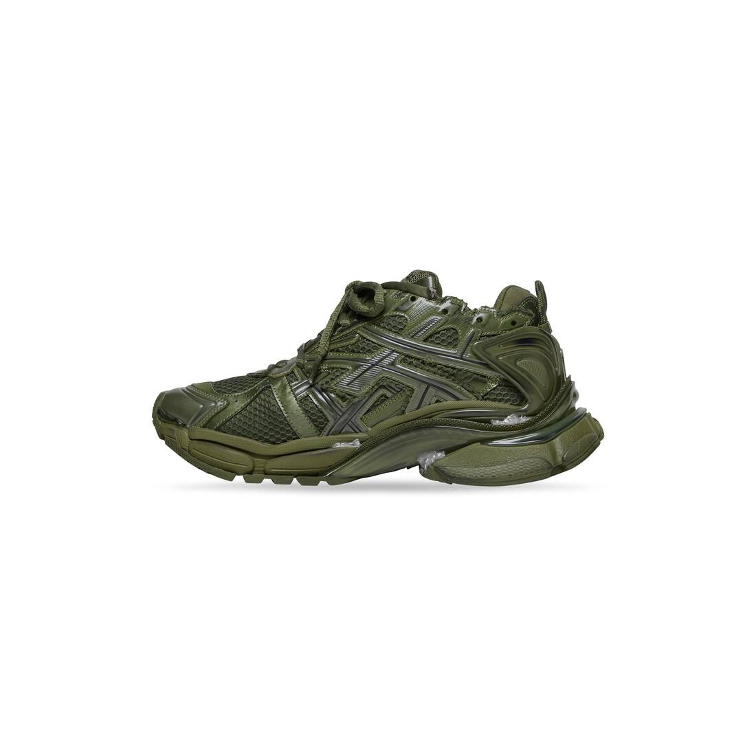 Men's Runner Sneaker  in Kaki - 4