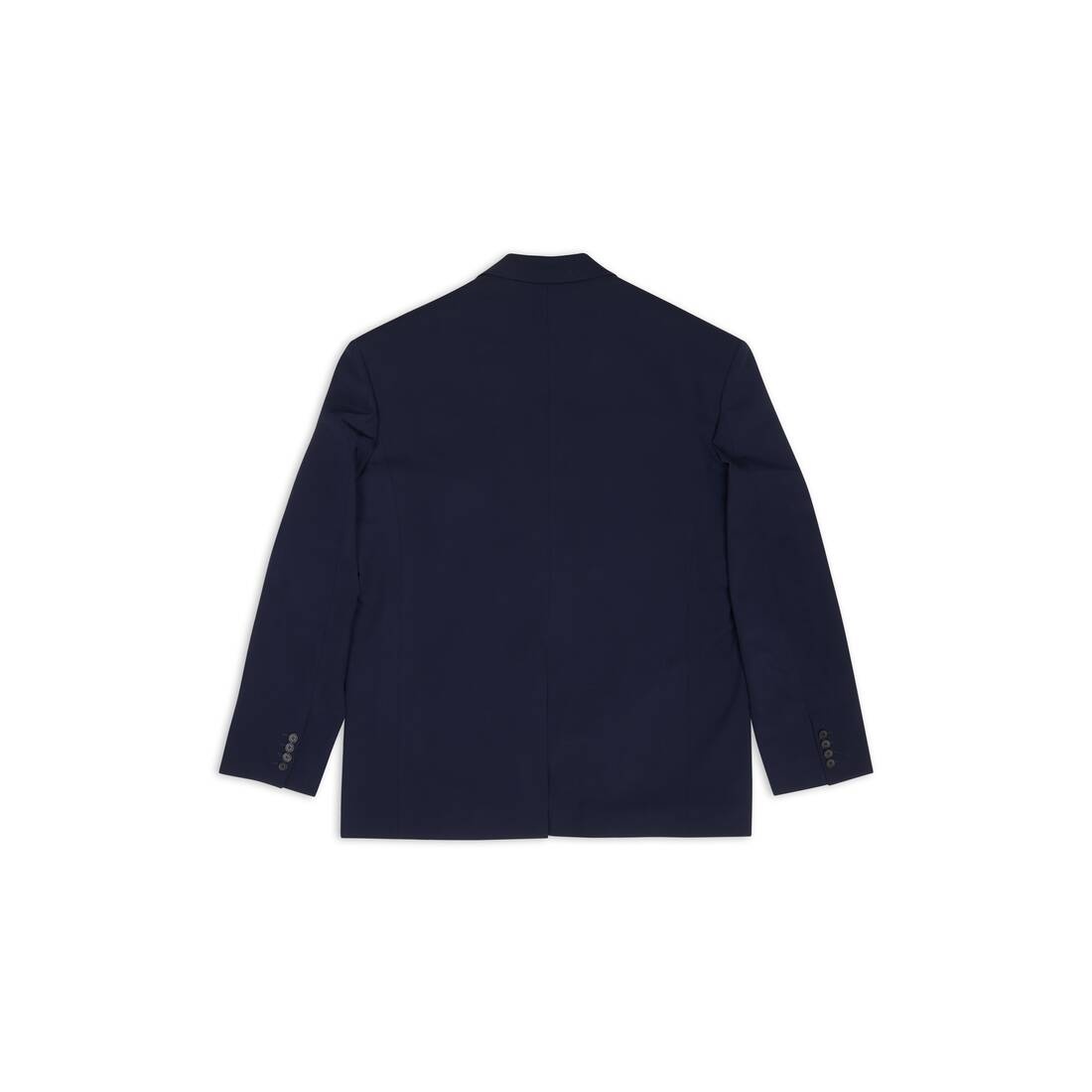 Oversized Jacket in Navy Blue - 6