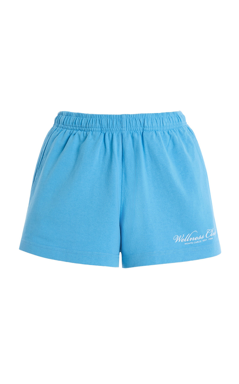 Wellness Club Cotton Disco Shorts blue 1