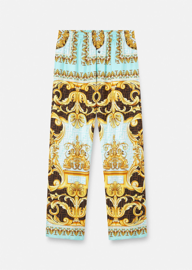 Fendace Gold Baroque Pyjama Bottoms 1