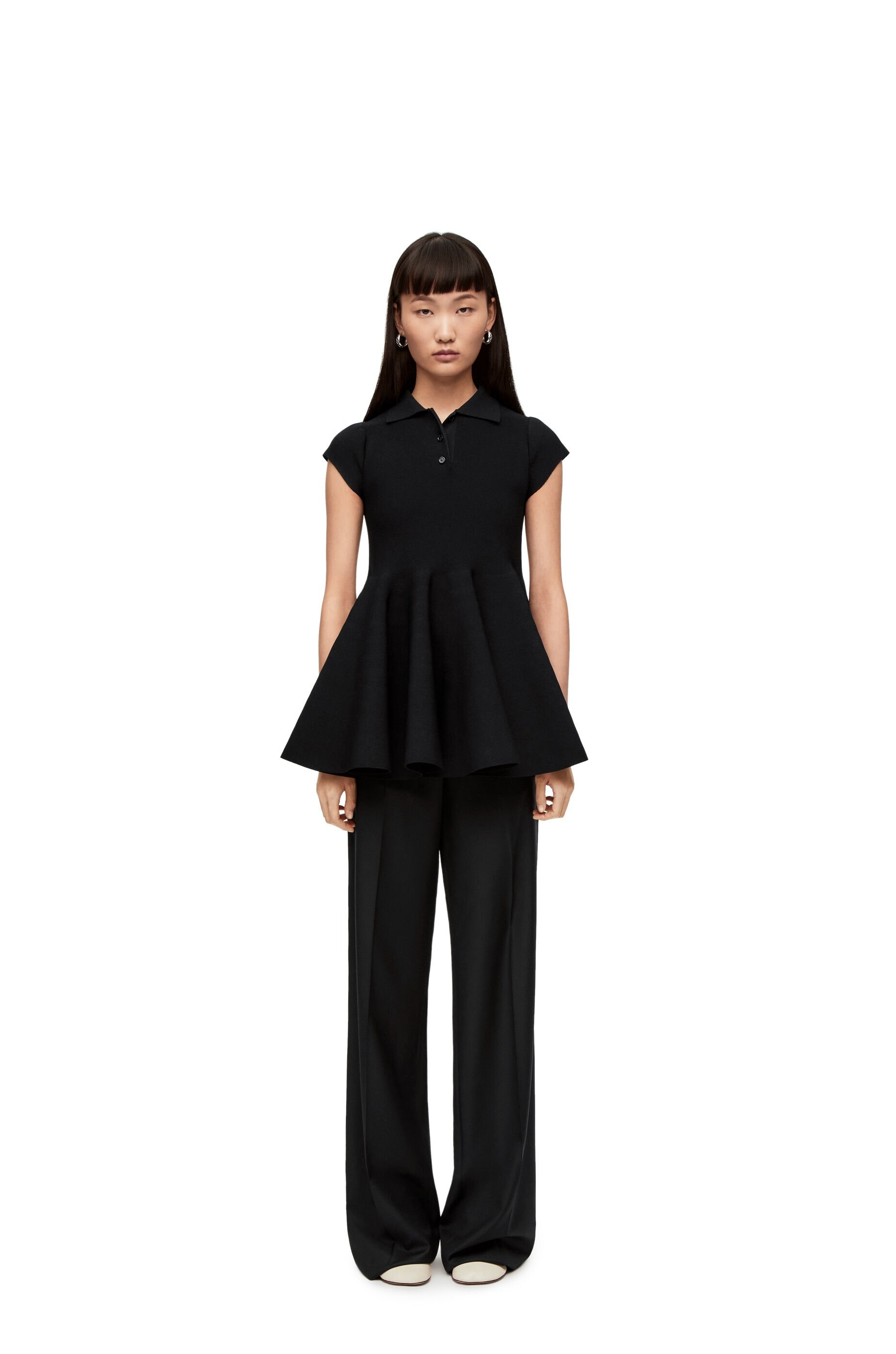 Mini dress in viscose blend knit - 3