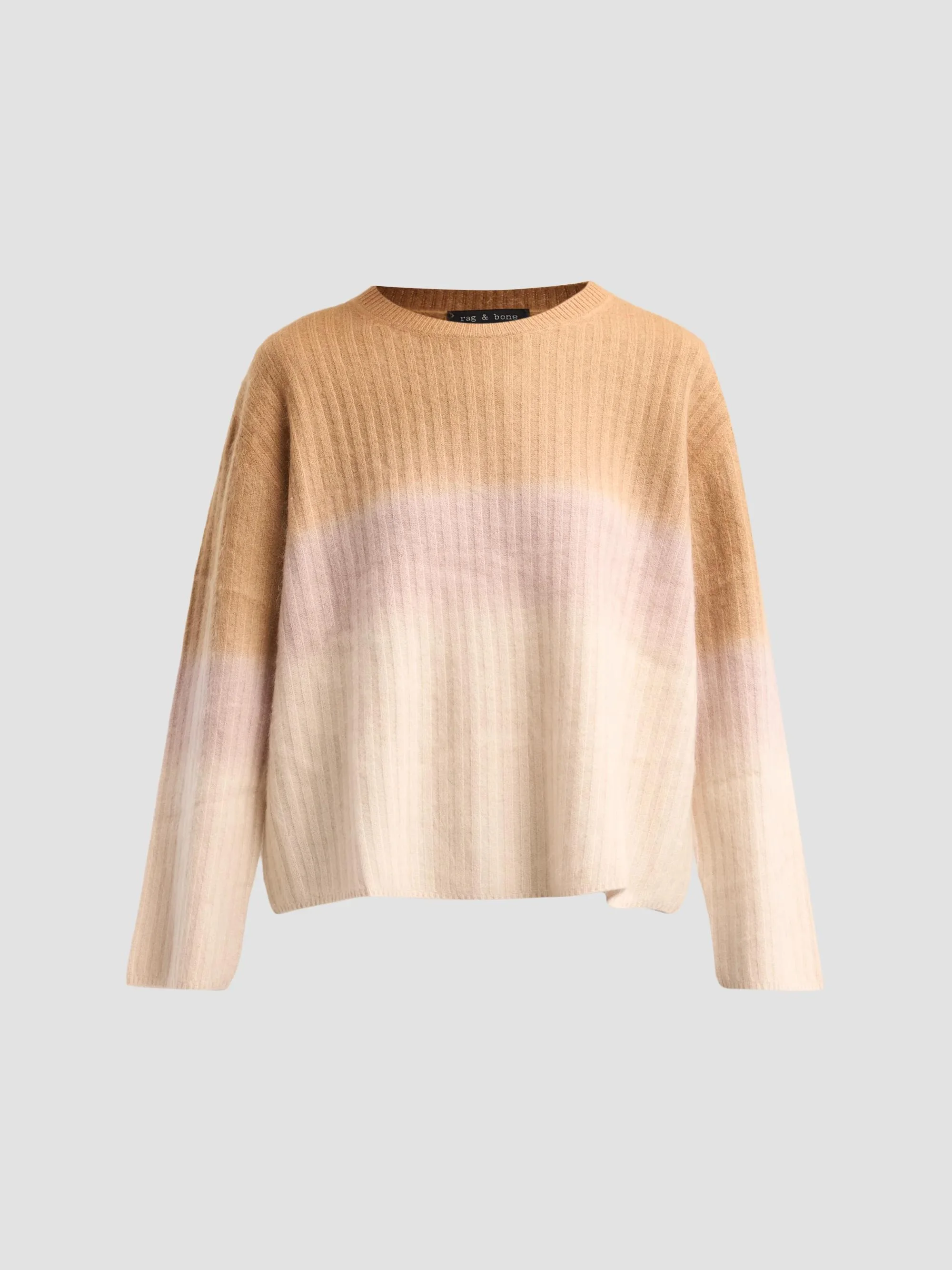 Women's Jane Brushed Gradient Wool-Cashmere Sweater - Camel Multi - 1