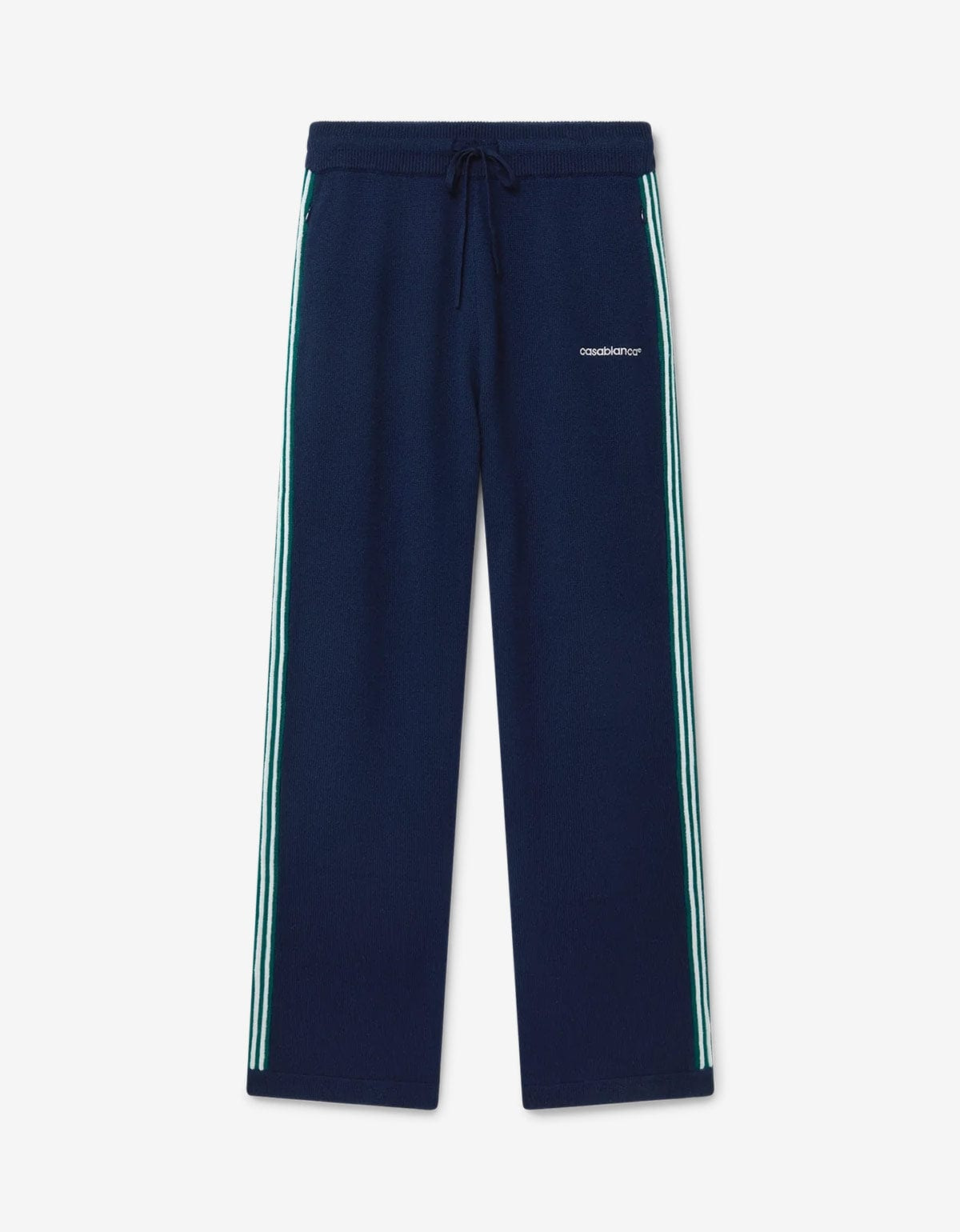 Casablanca Navy Blue Knit Tennis Trousers - 1