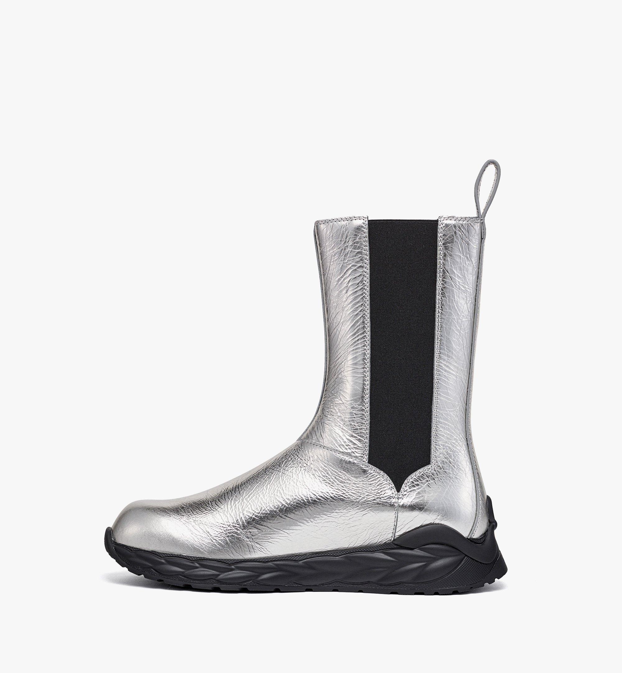 Skywander Boots in Metallic Calf Leather - 2