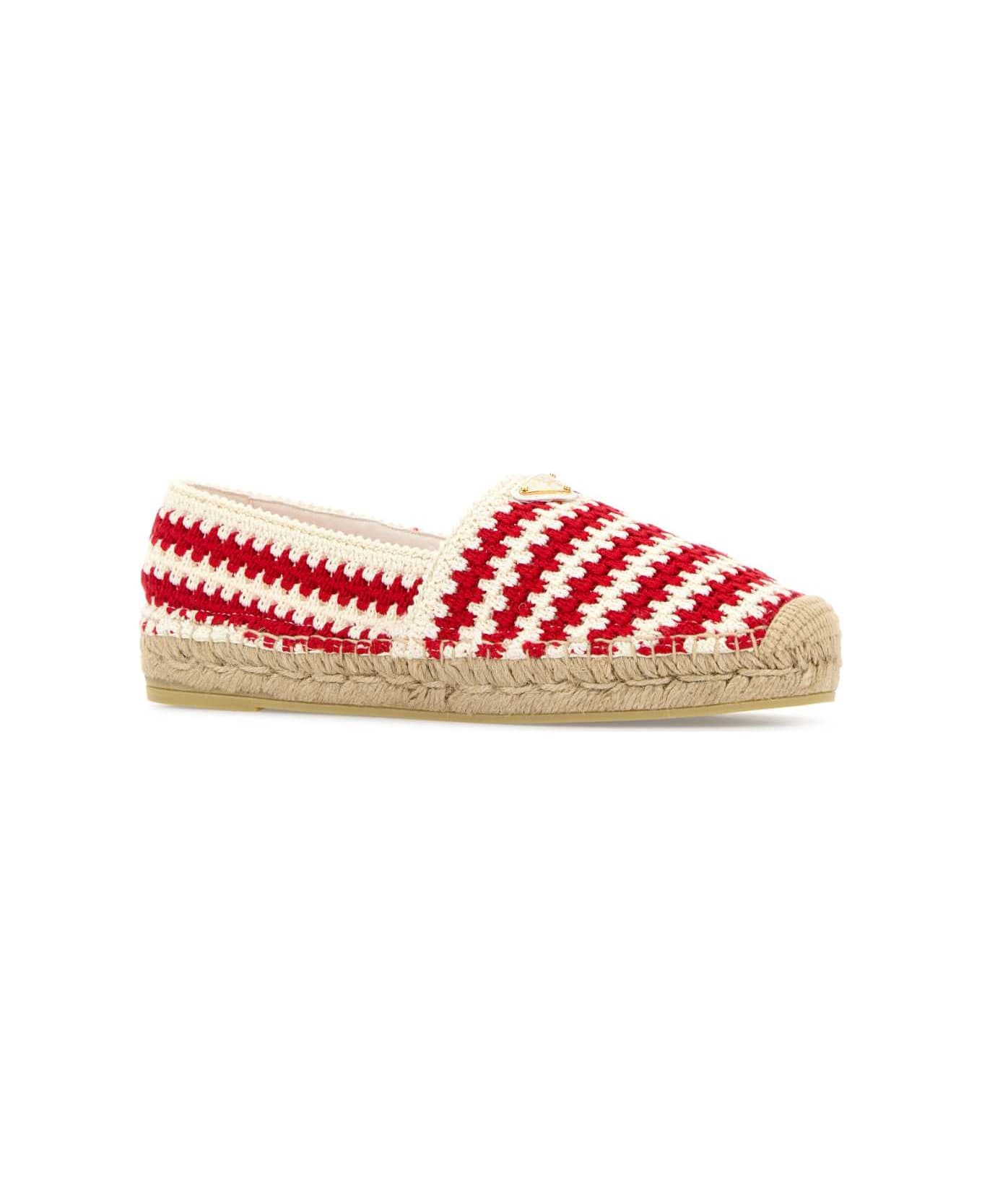 Two-tone Crochet Espadrilles - 2