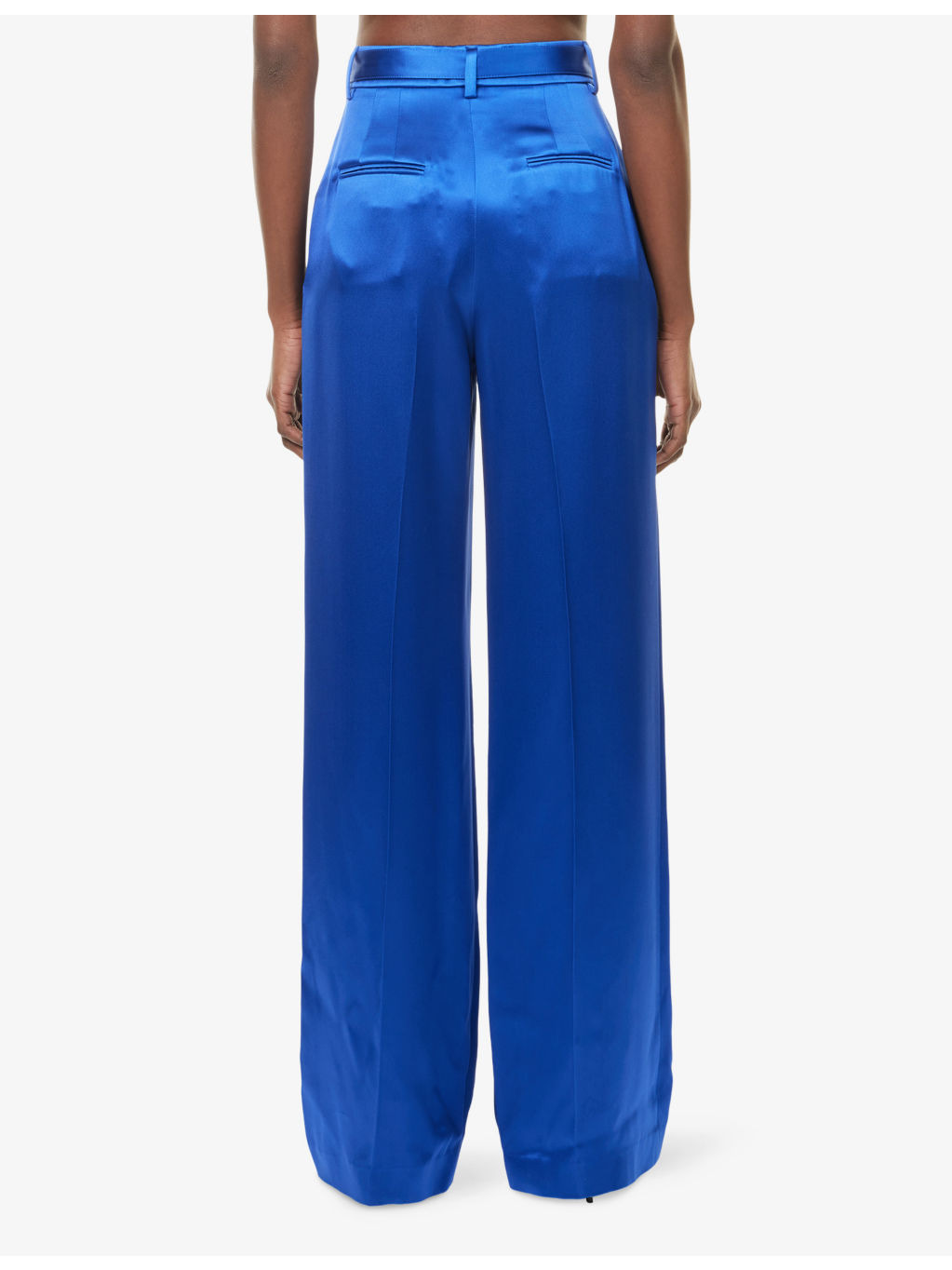 Norman Straight-Leg Silk-Satin Trousers - 4