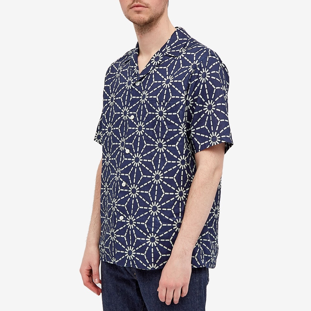 Blue Blue Japan Asanoha Pattern Vacation Shirt - 4