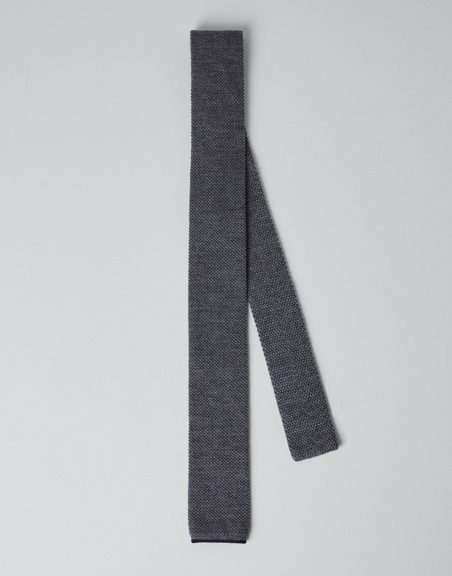 Wool knit tie - 1