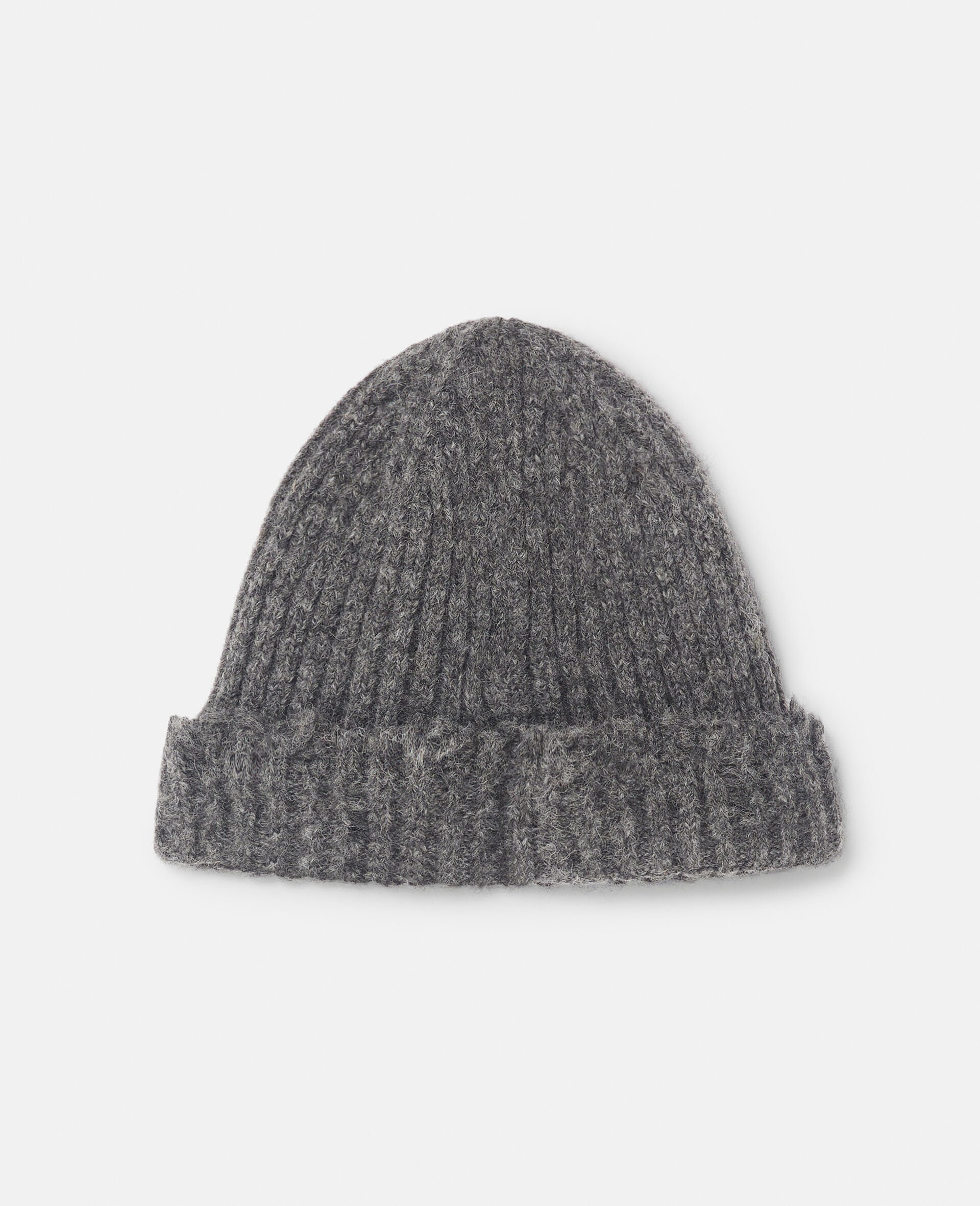 Distressed Ribbed Knit Beanie - 2