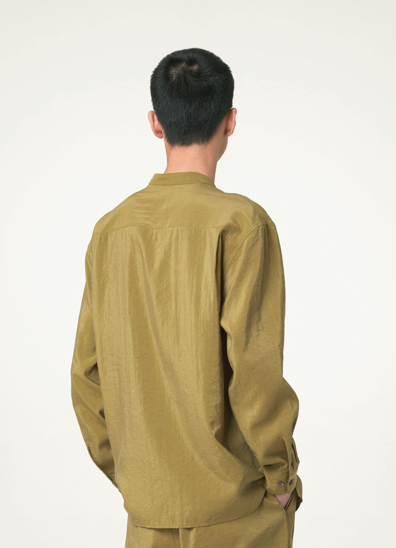 STAND COLLAR TWISTED SHIRT
DRY SILK 4