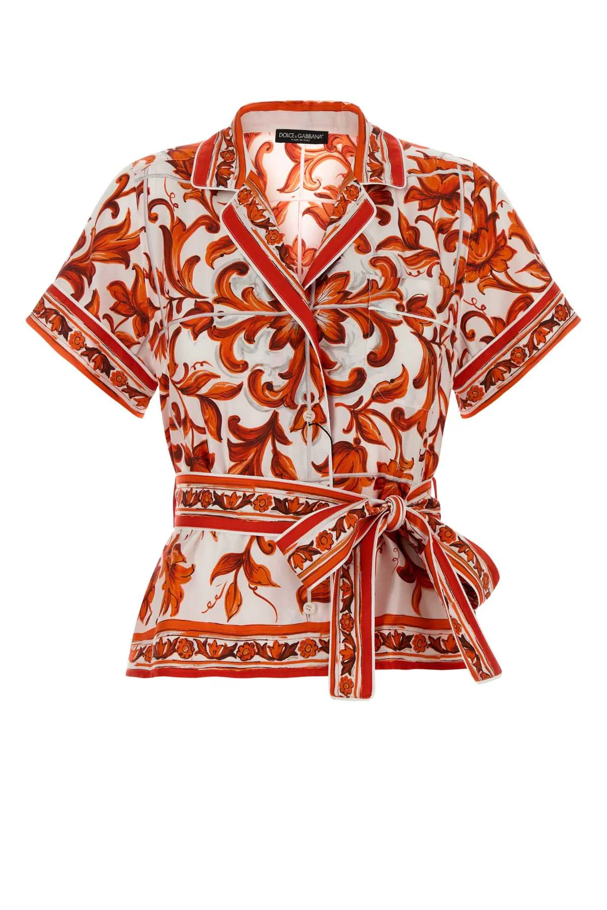 Dolce & Gabbana Women Printed Twill Shirt - 1