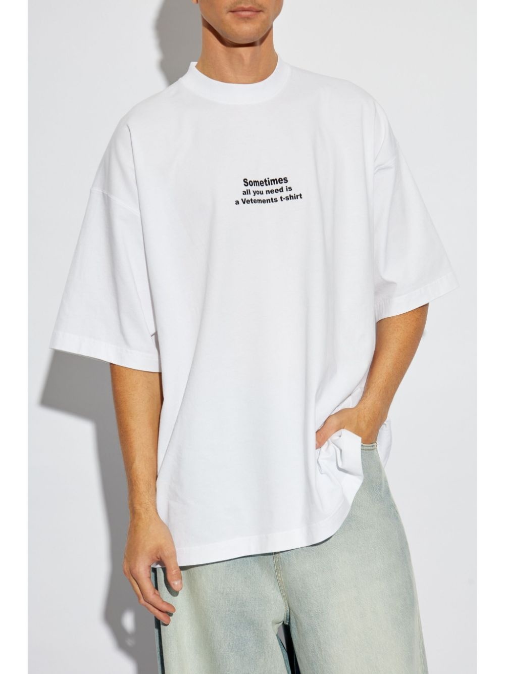 logo-print cotton t-shirt - 2