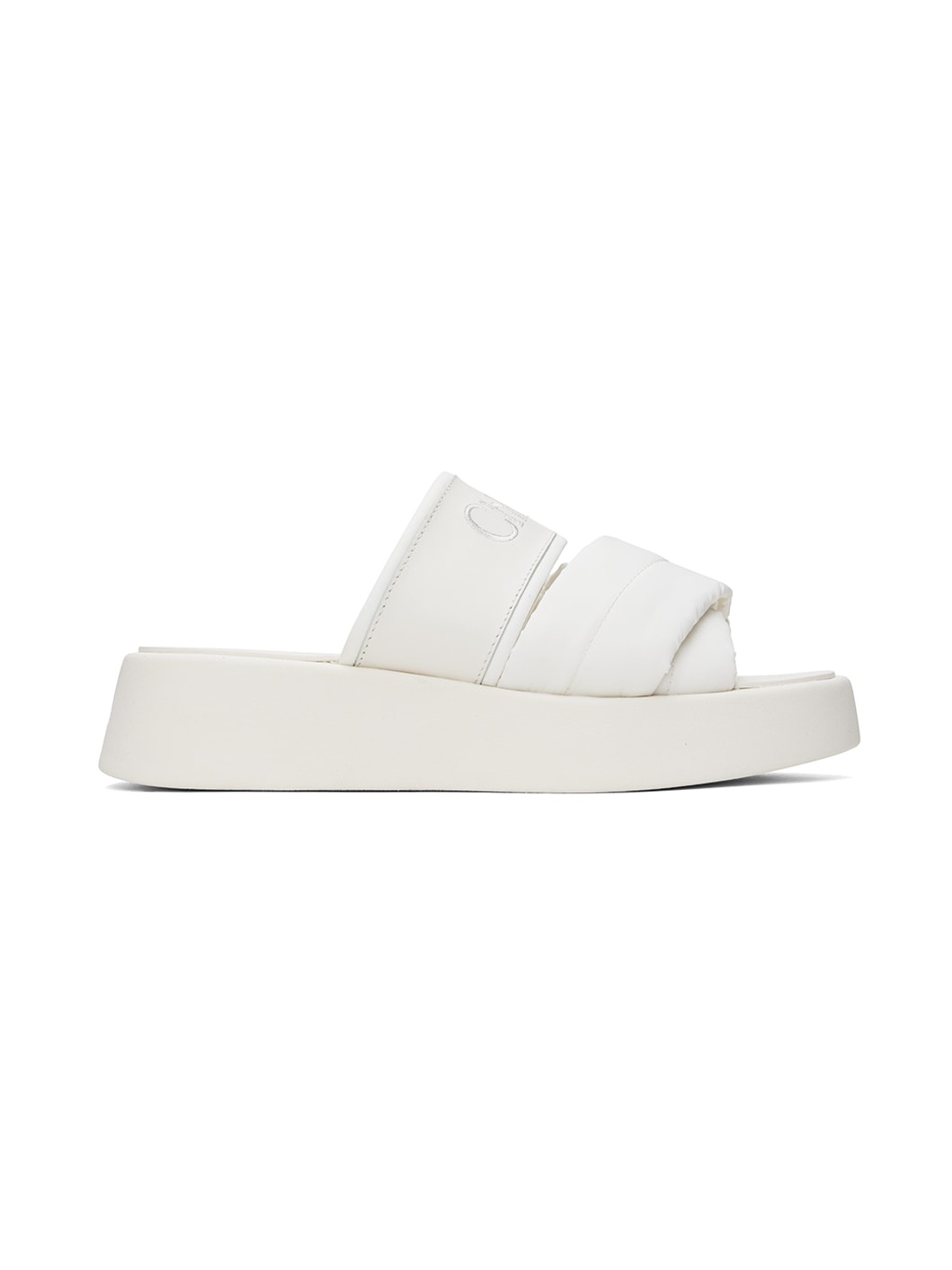 White Mila Sandals - 1