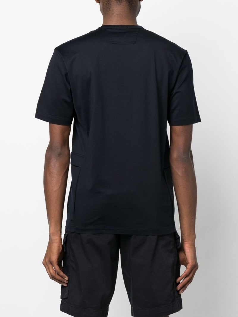 cargo pocket cotton T-shirt - 4
