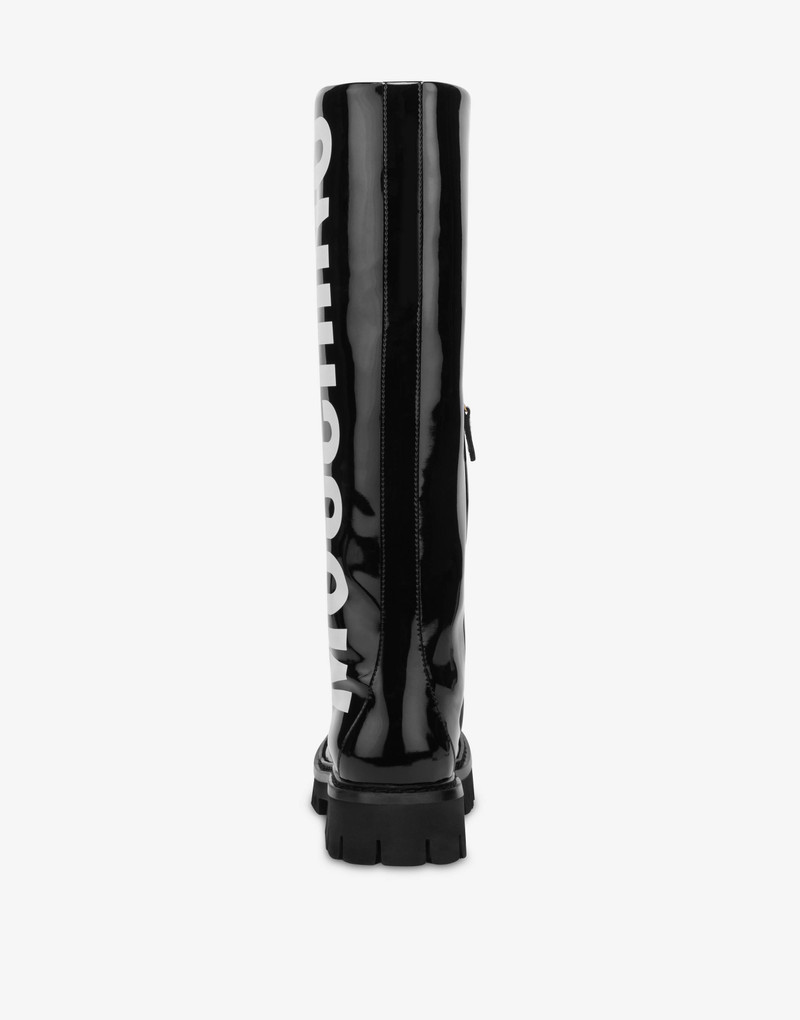 Moschino MAXI LOGO RAIN BOOTS outlook