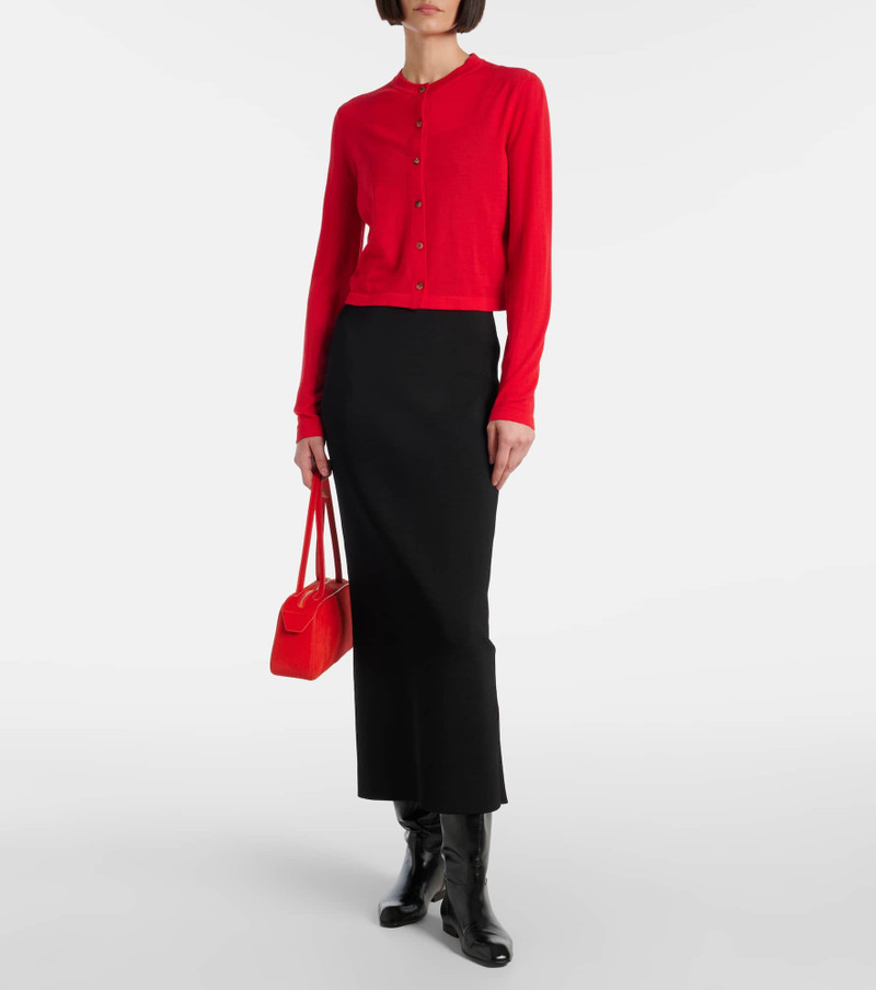 KHAITE Brieta wool-blend cardigan outlook