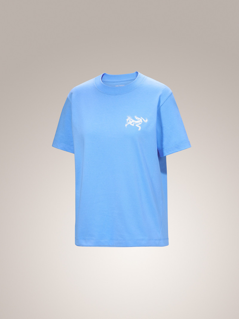 Kragg Cotton Bird Tile Crew Shirt SS 1