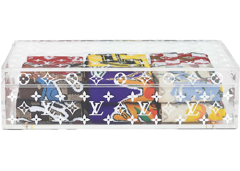 Louis Vuitton LV Archives Set of 6 Socks Multicoloured 1