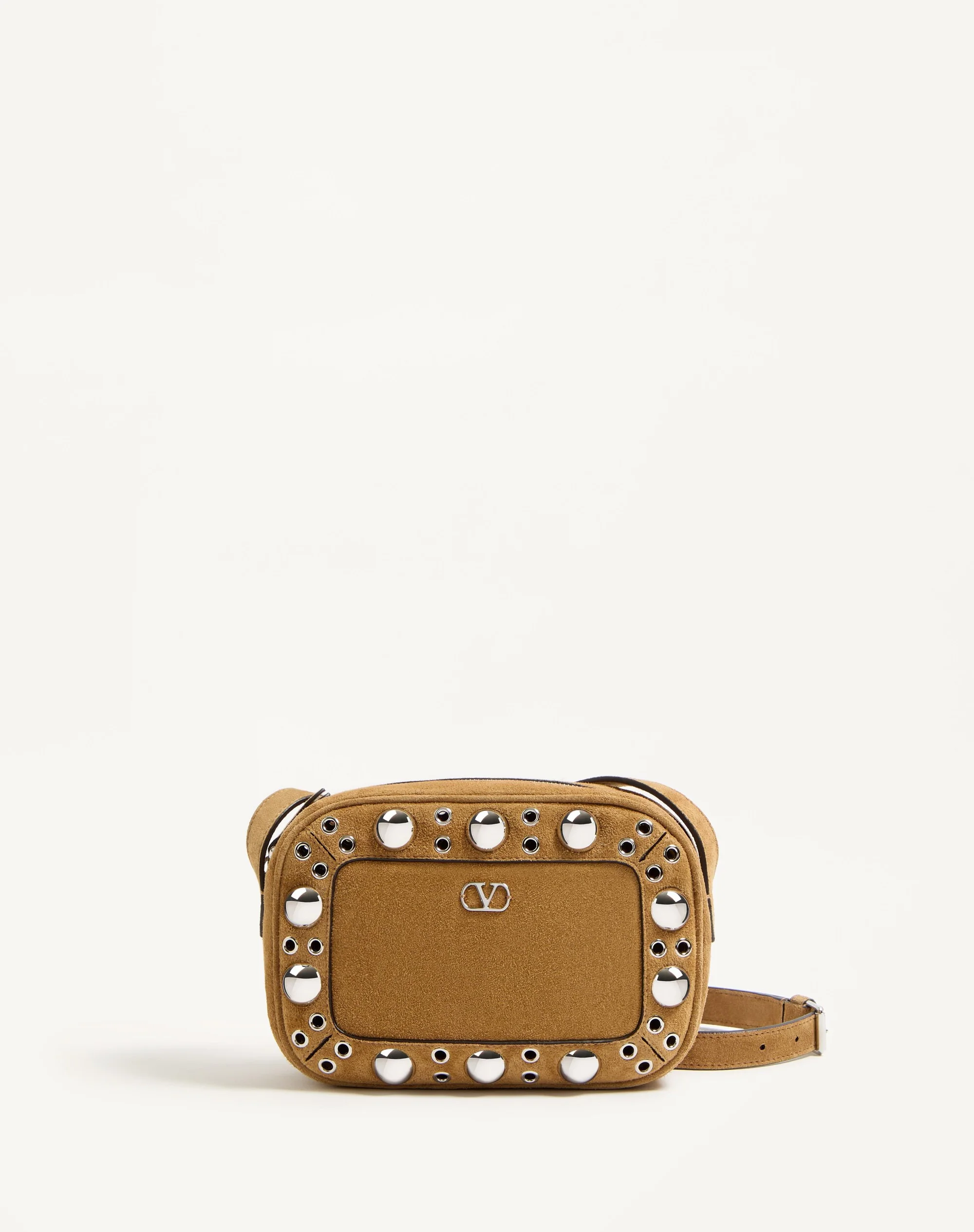 VALENTINO GARAVANI NELLCÔTE SUEDE SHOULDER BAG - 1
