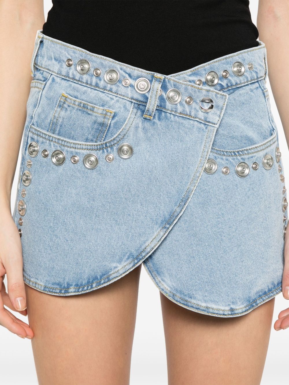 studed mini skirt - 5