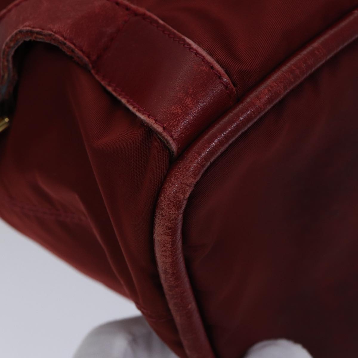 CELINE Backpack Nylon Red Gold - 14