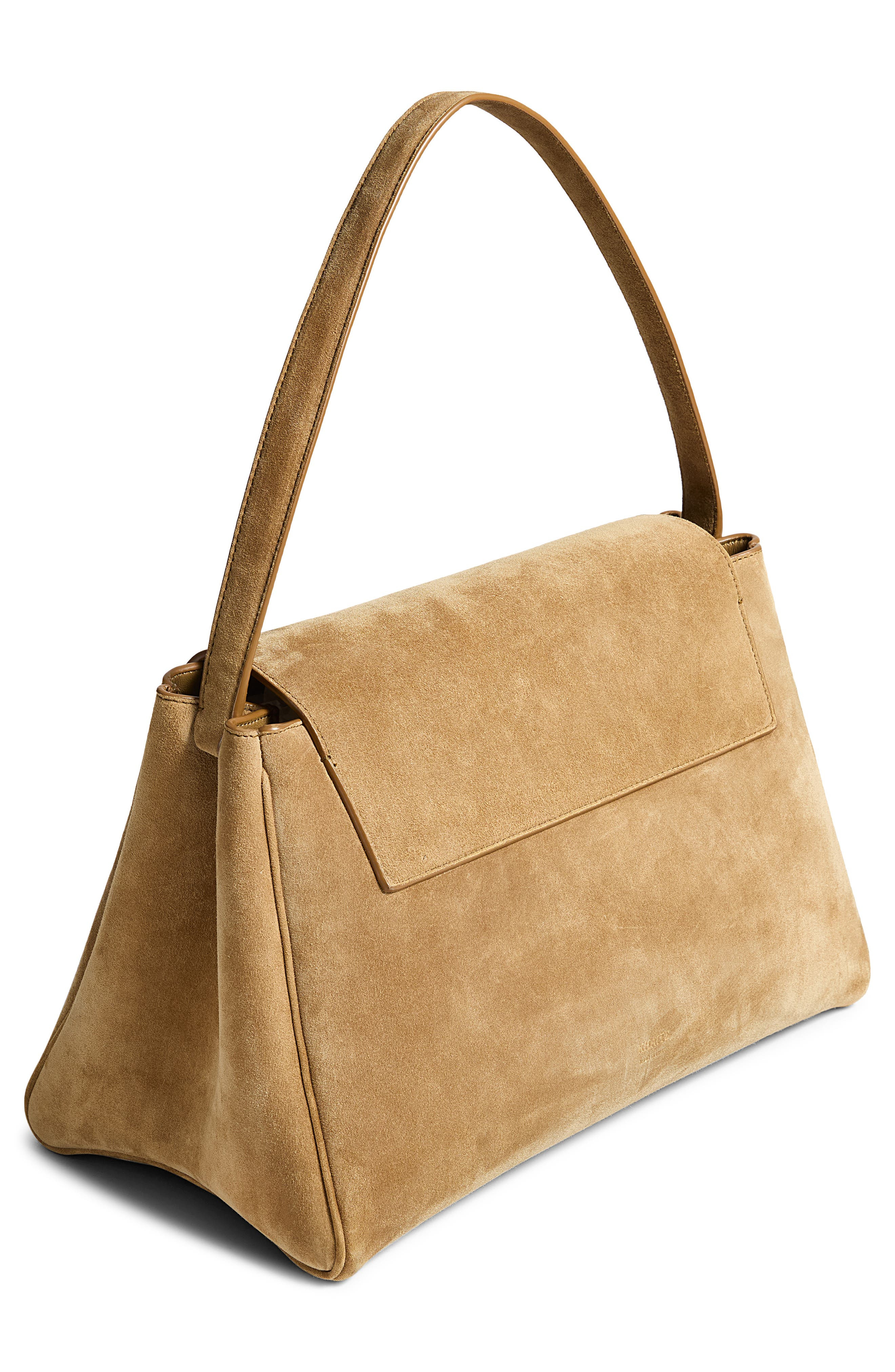 Khaite Audrey Suede Top Handle Bag in Mud at Nordstrom - 2