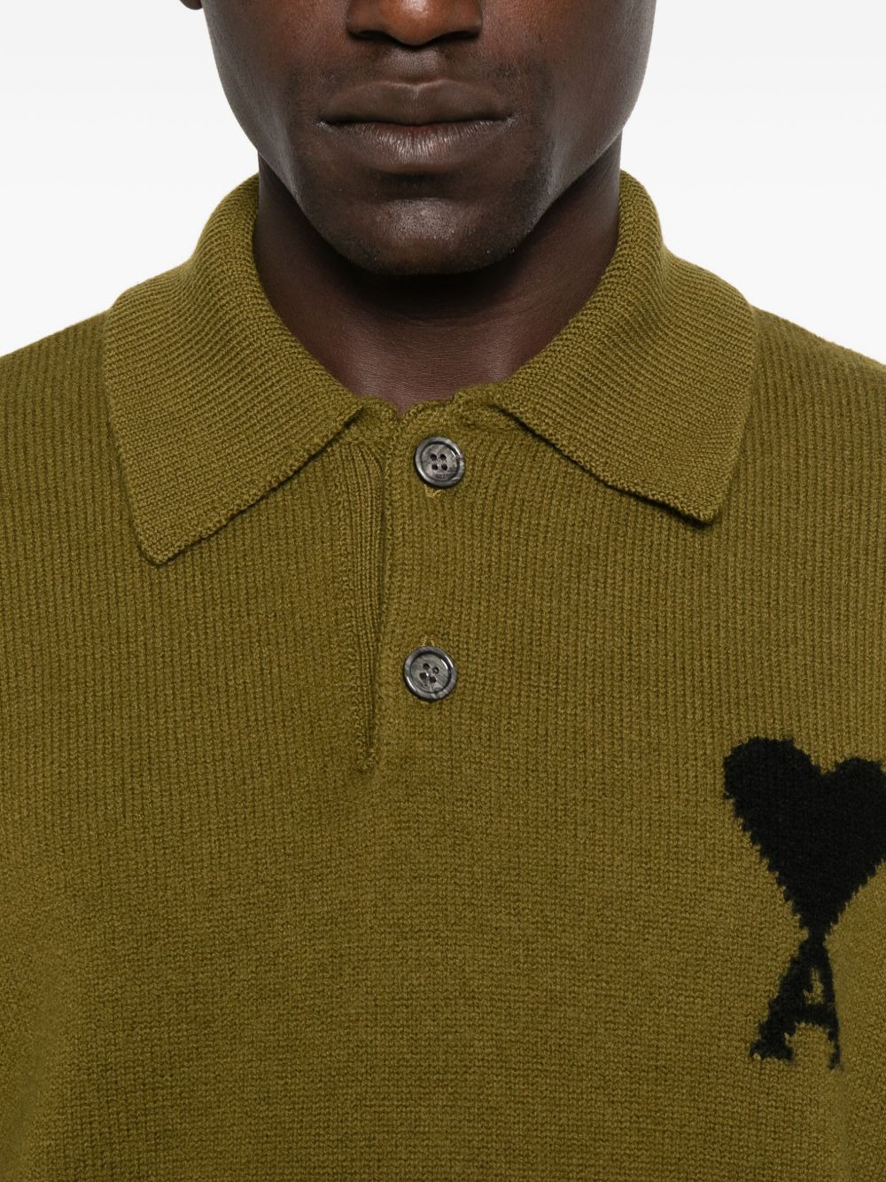 Ami De Coeur wool polo shirt - 5