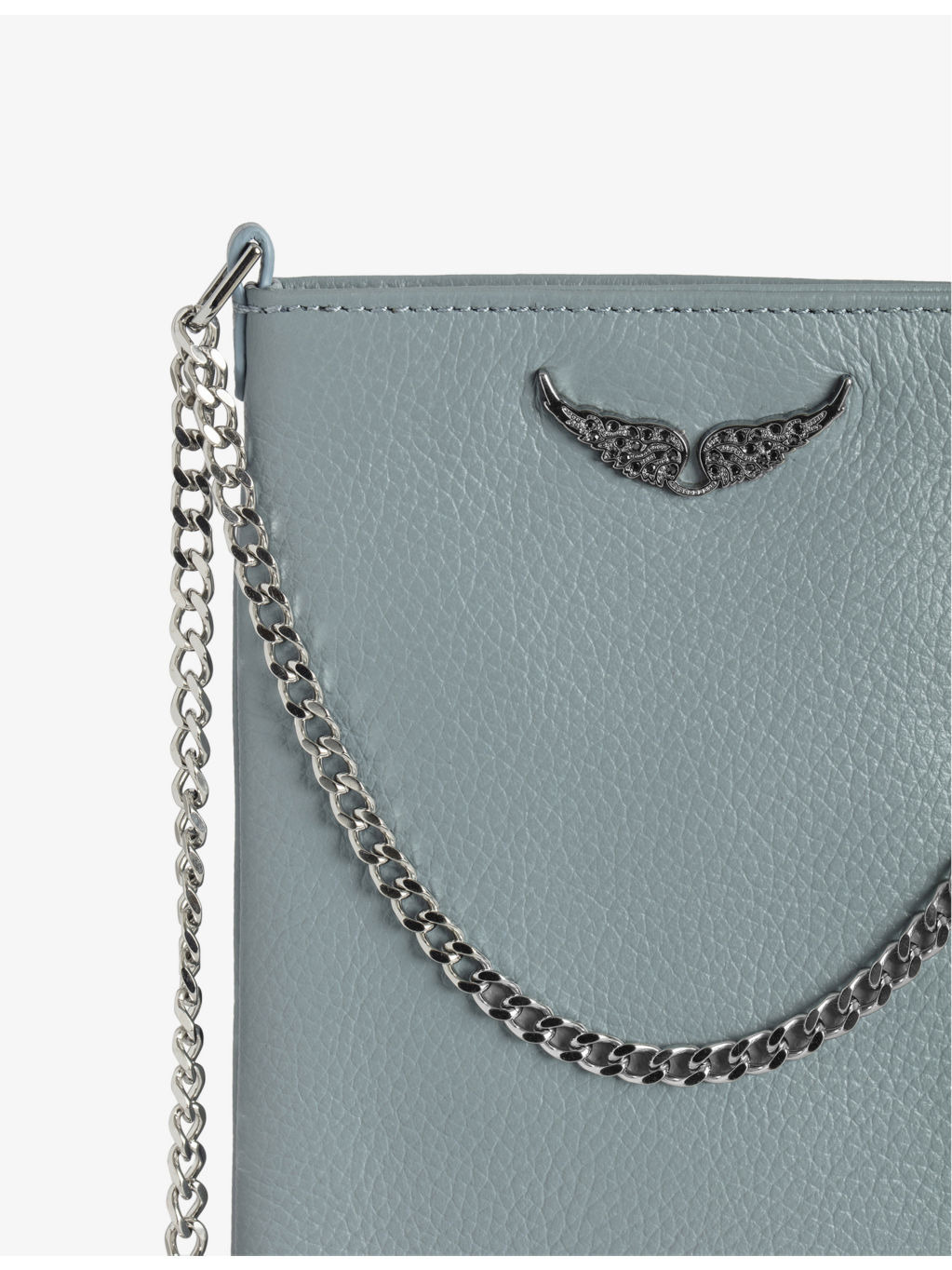 Rock Brand-Plaque Leather Phone Pouch - 2