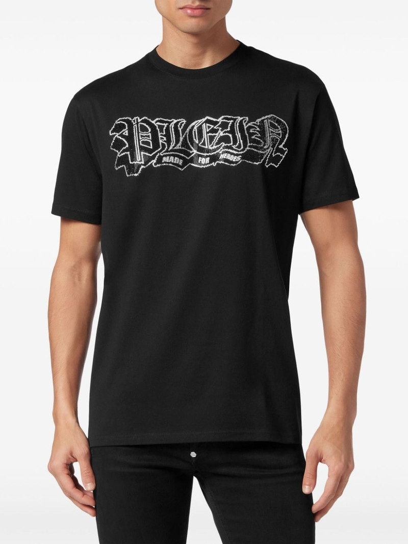 logo-embellished cotton T-shirt 3