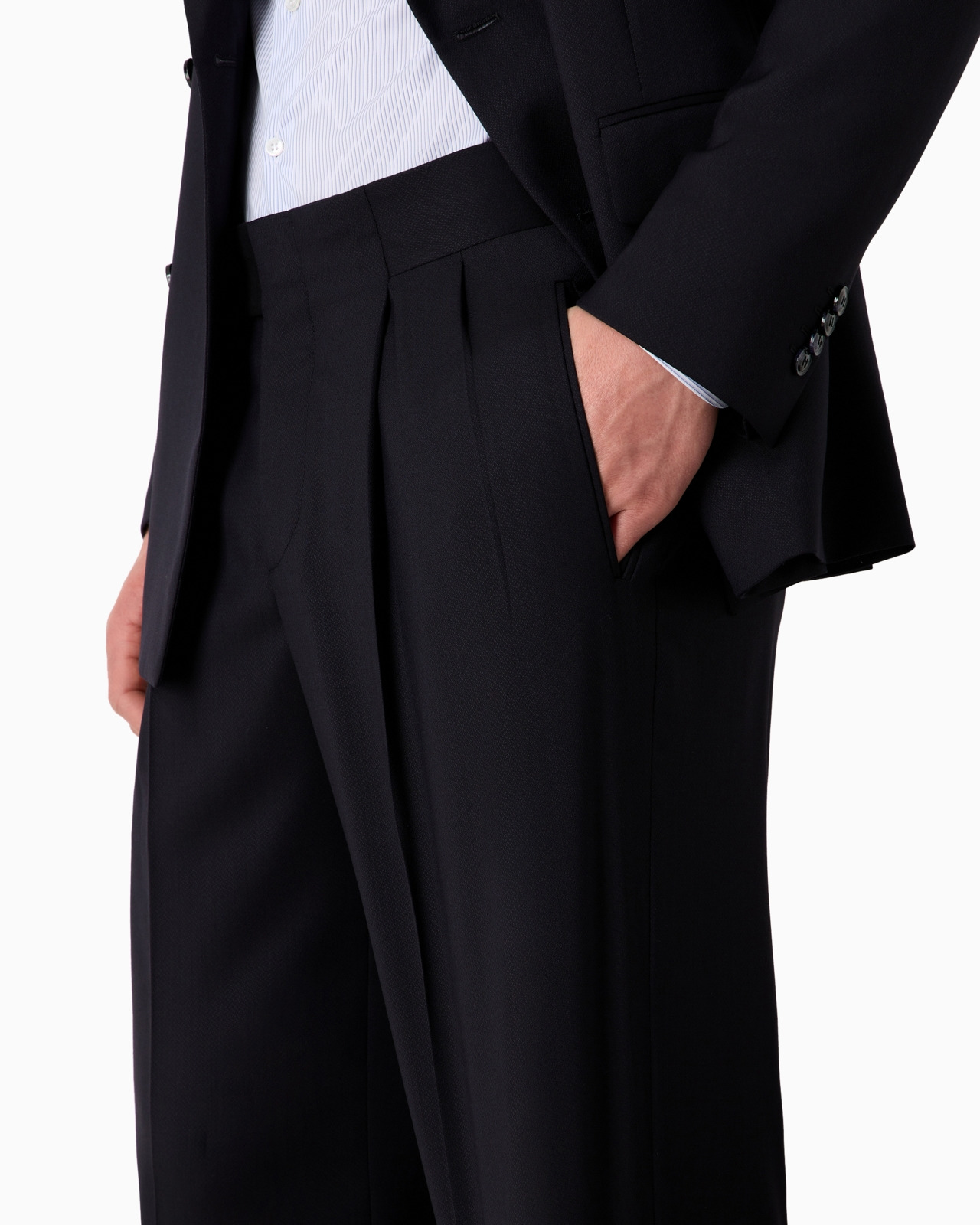 Virgin-wool double-breasted Royal Line suit - 6