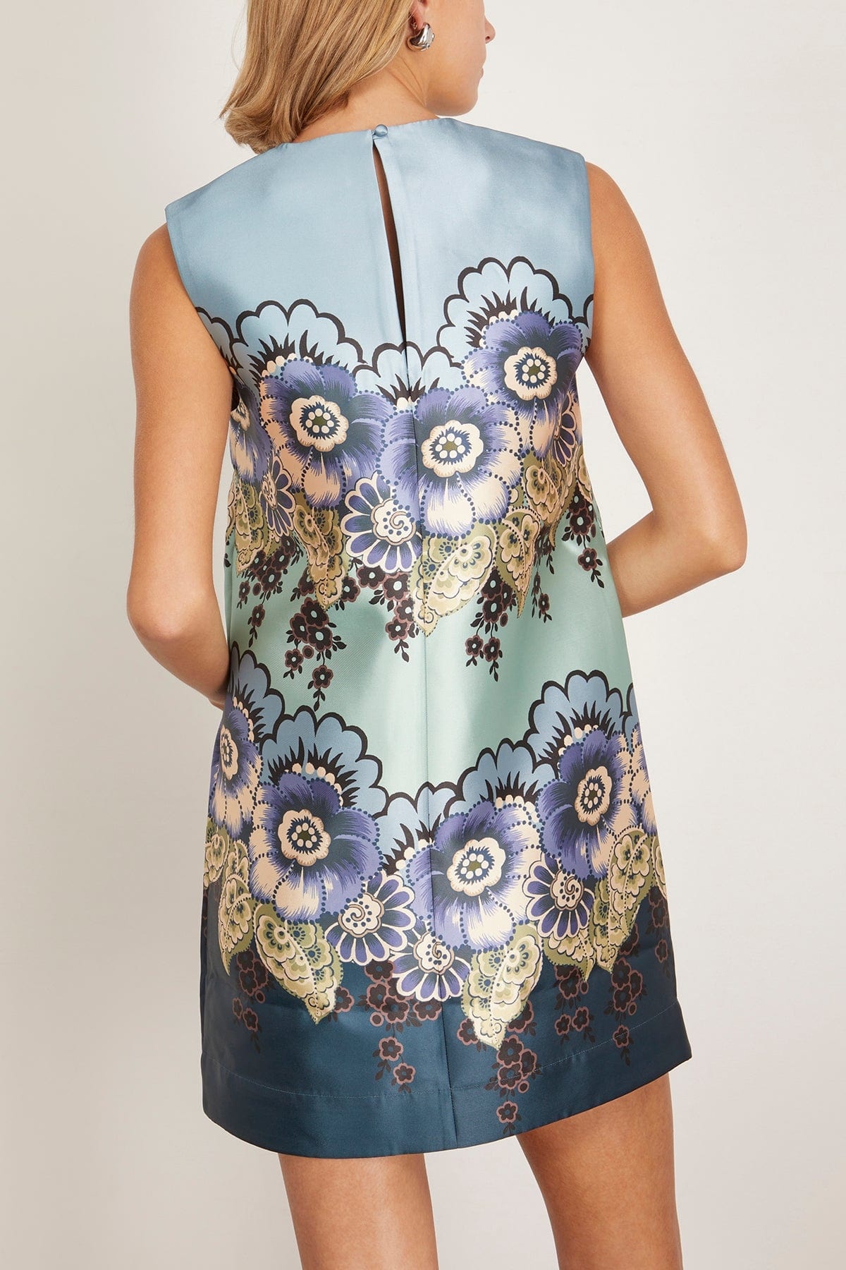 Madalena Mini Dress in Blue - 4